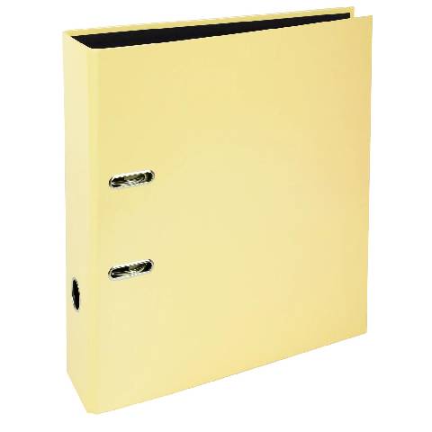 Exacompta 10x Ordner Prem'Touch A4, Rücken 80mm, Aquarel, Zitrusgelb, 53569E