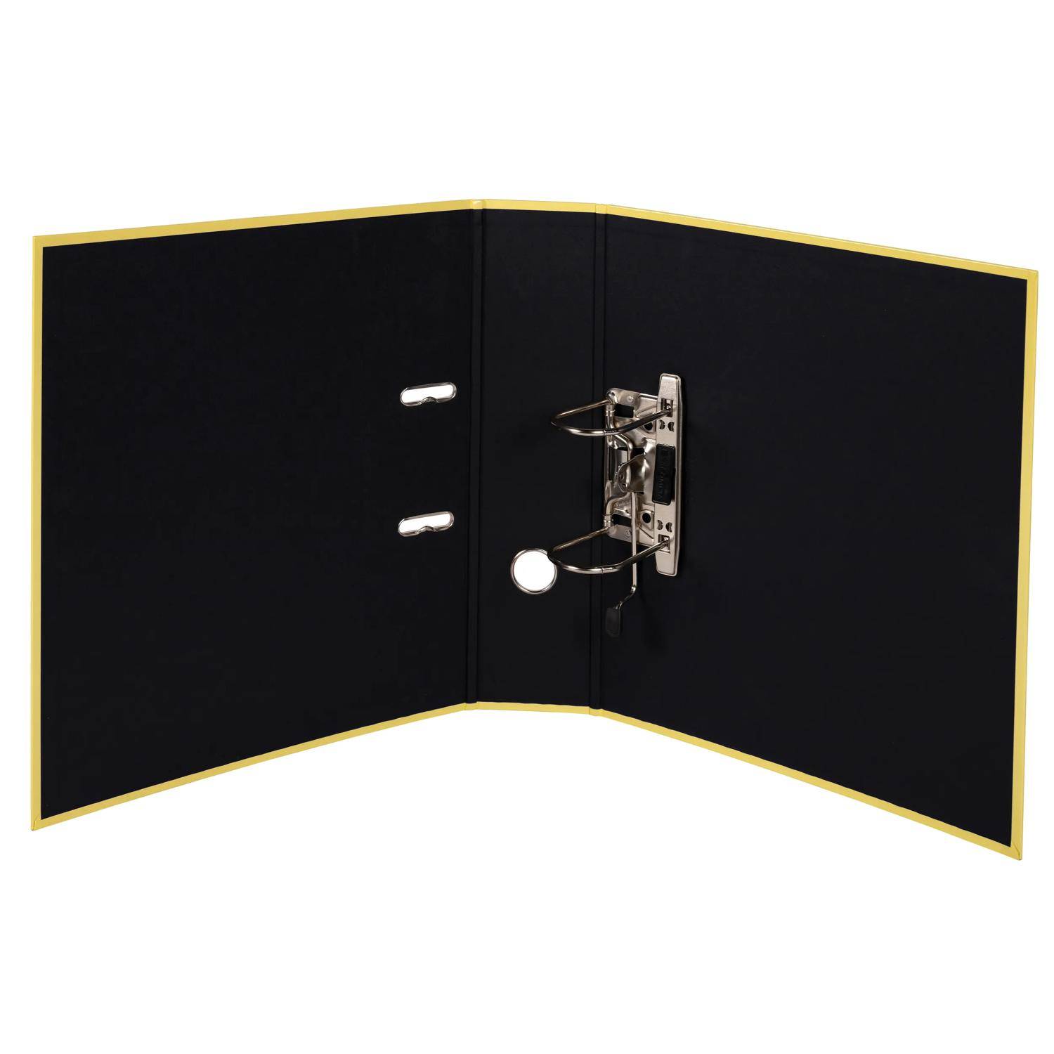 Exacompta 10x Ordner Prem'Touch A4, Rücken 80mm, Aquarel, Zitrusgelb, 53569E