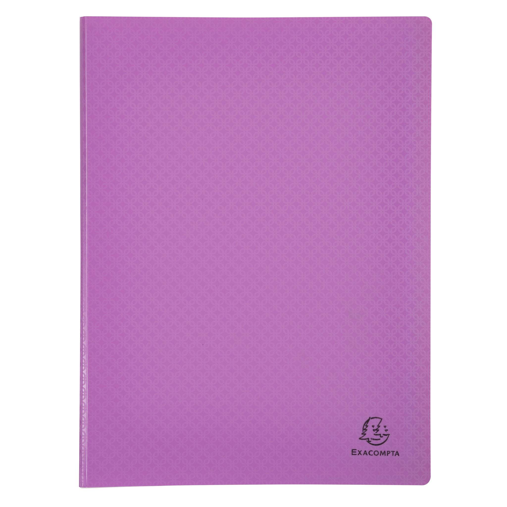 Exacompta 20x Sichtmappe A4 festem PP + 20 Hüllen, Young, sortiert, 88290E