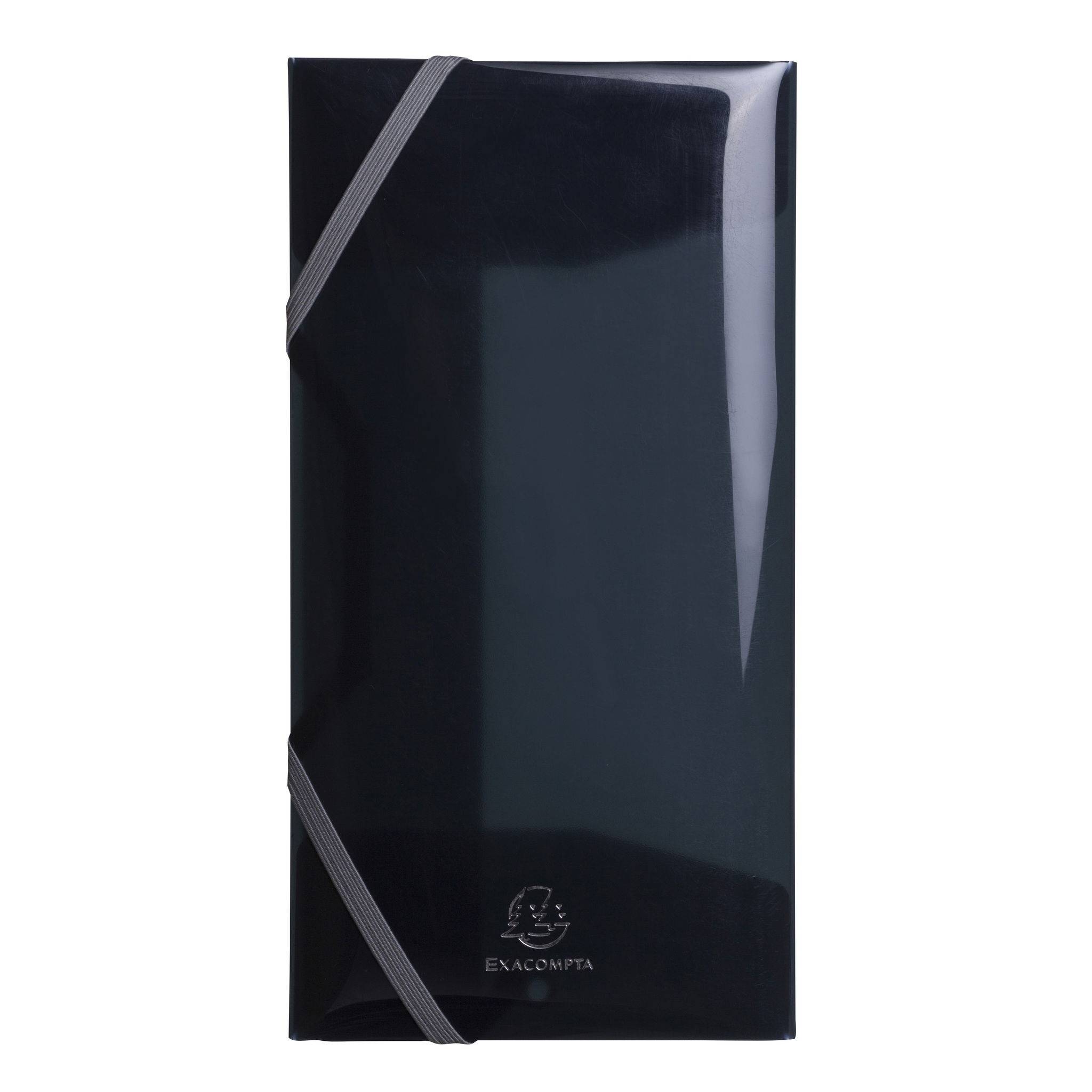 Exacompta 10x Sammelmappe PP 500µ + 3 Klappen Gummizug 235x12cm sortiert 55770E