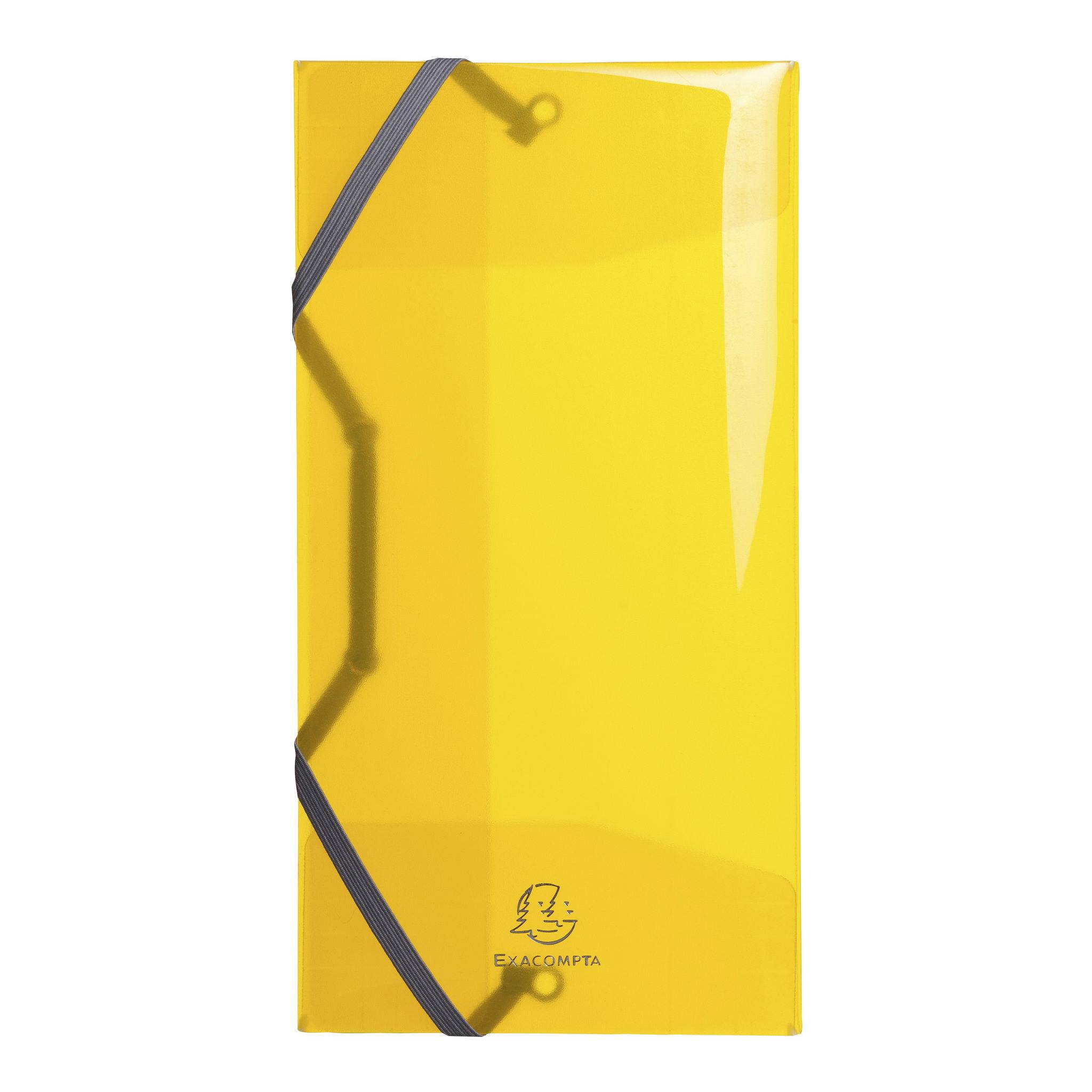 Exacompta 10x Sammelmappe PP 500µ + 3 Klappen Gummizug 235x12cm sortiert 55770E