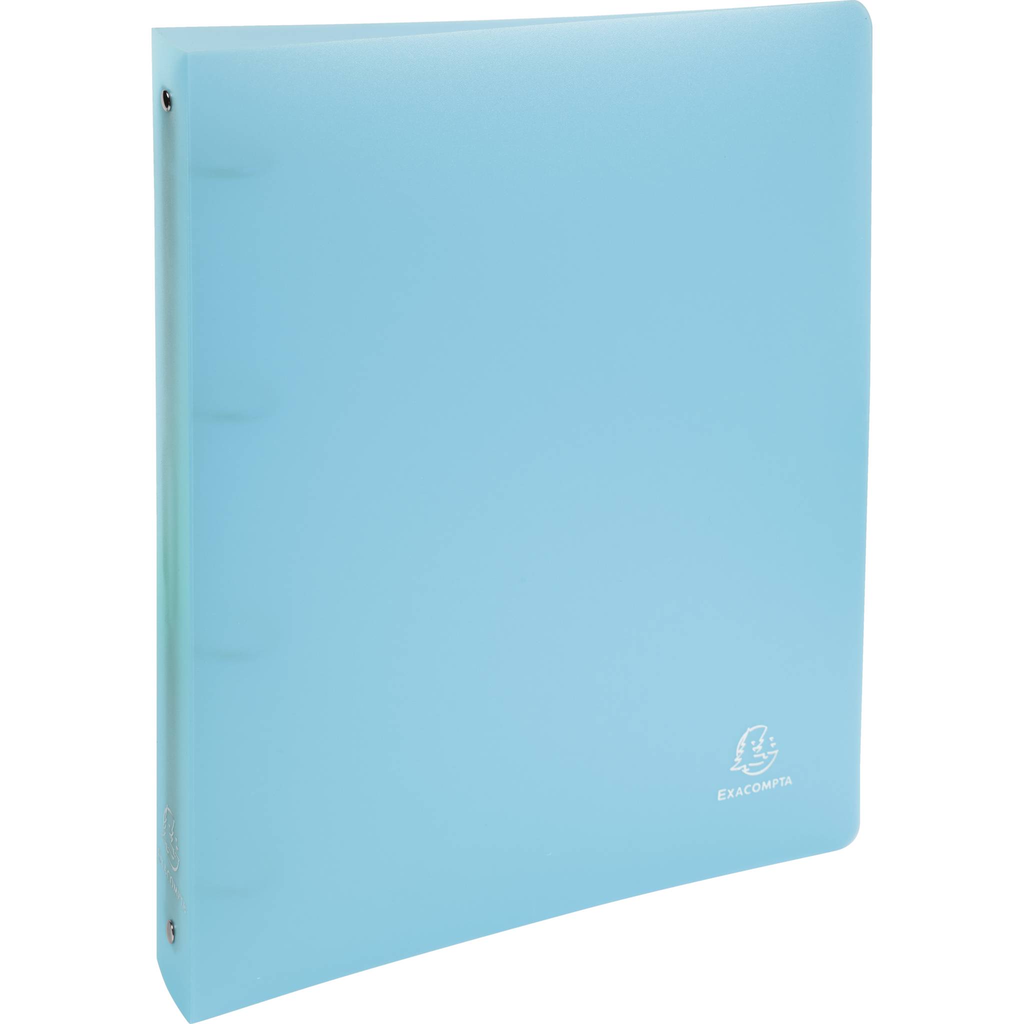 Exacompta 15x Ringbuch A4+ PP, 4 Ringe 30mm, Pastellblau, 51972E