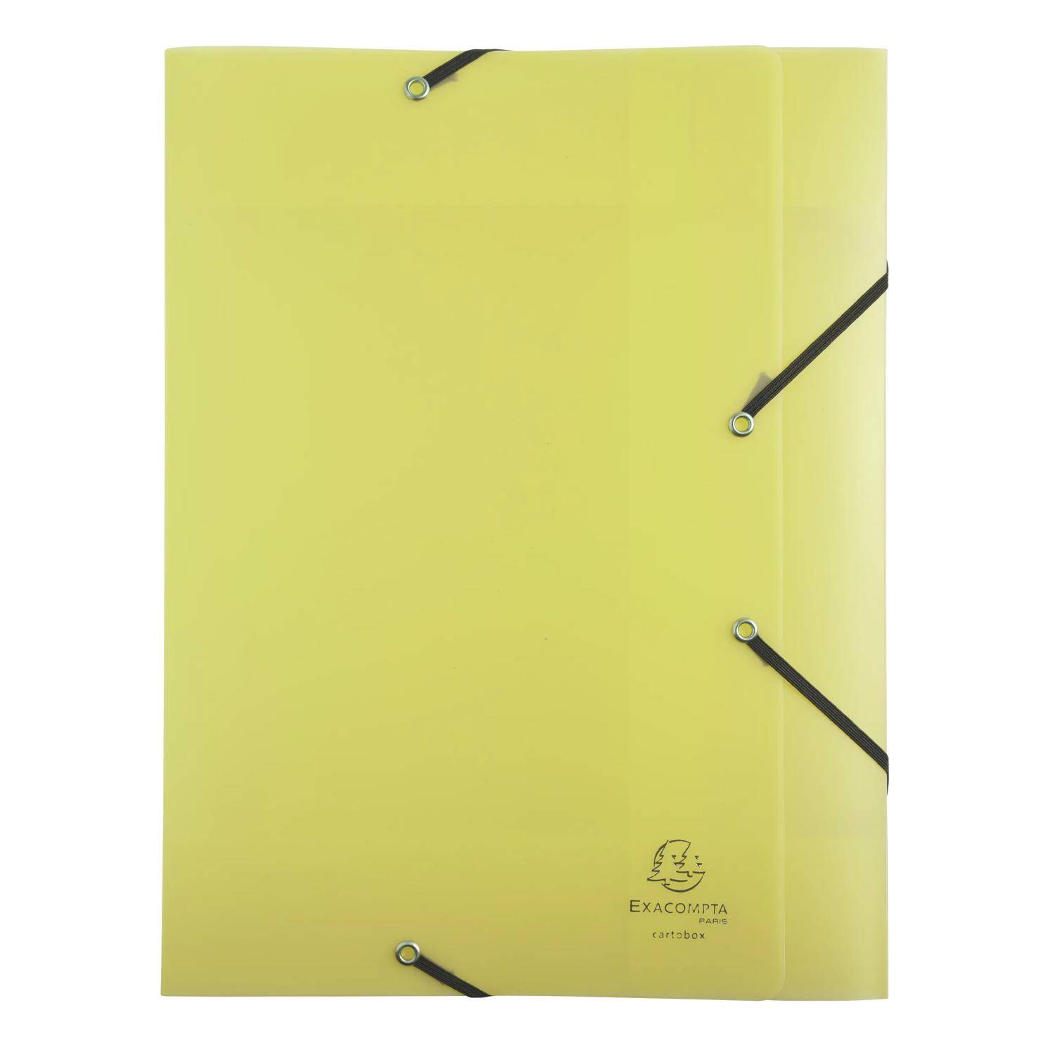 Exacompta 8x Archivbox Exabox A4 PP, Rücken 25mm, sortiert, 59170E