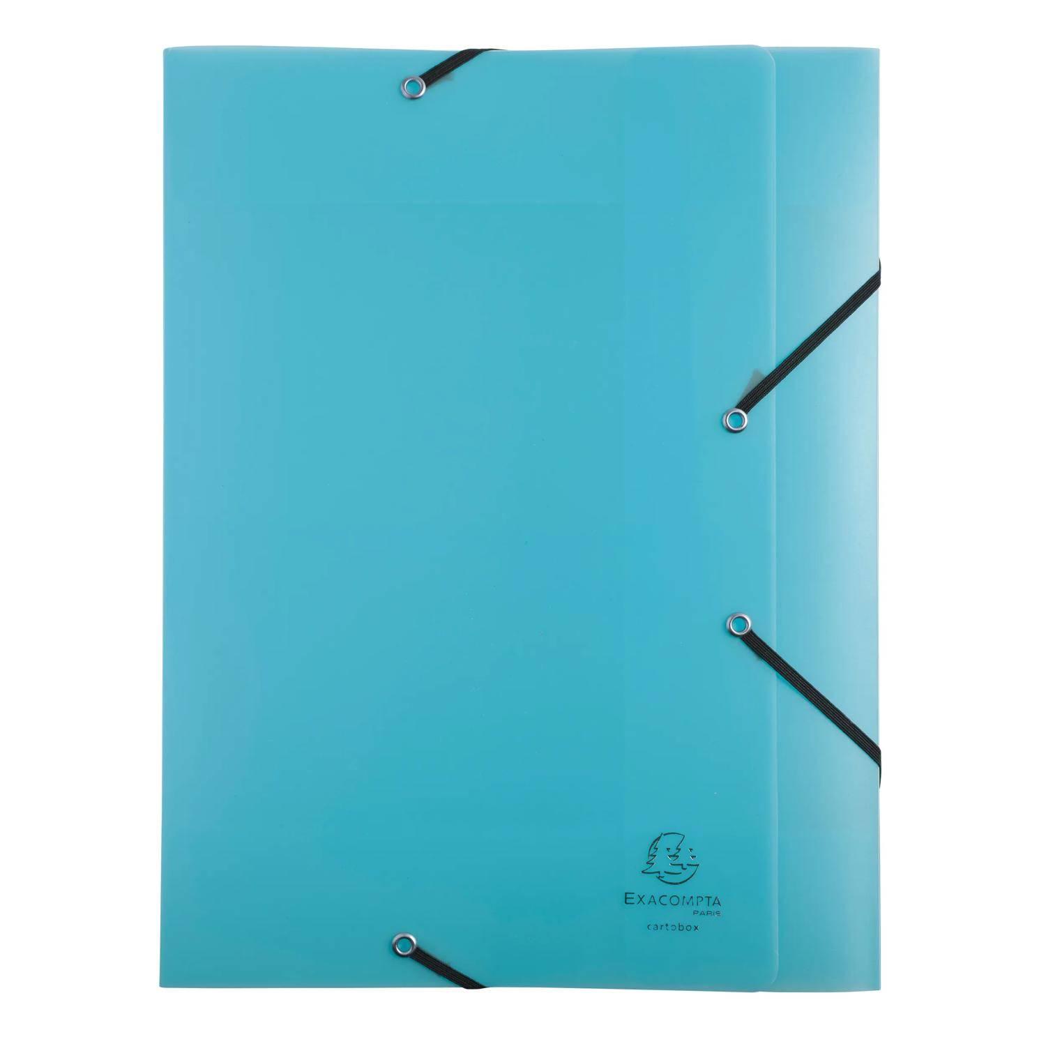 Exacompta 8x Archivbox Exabox A4 PP, Rücken 25mm, sortiert, 59170E