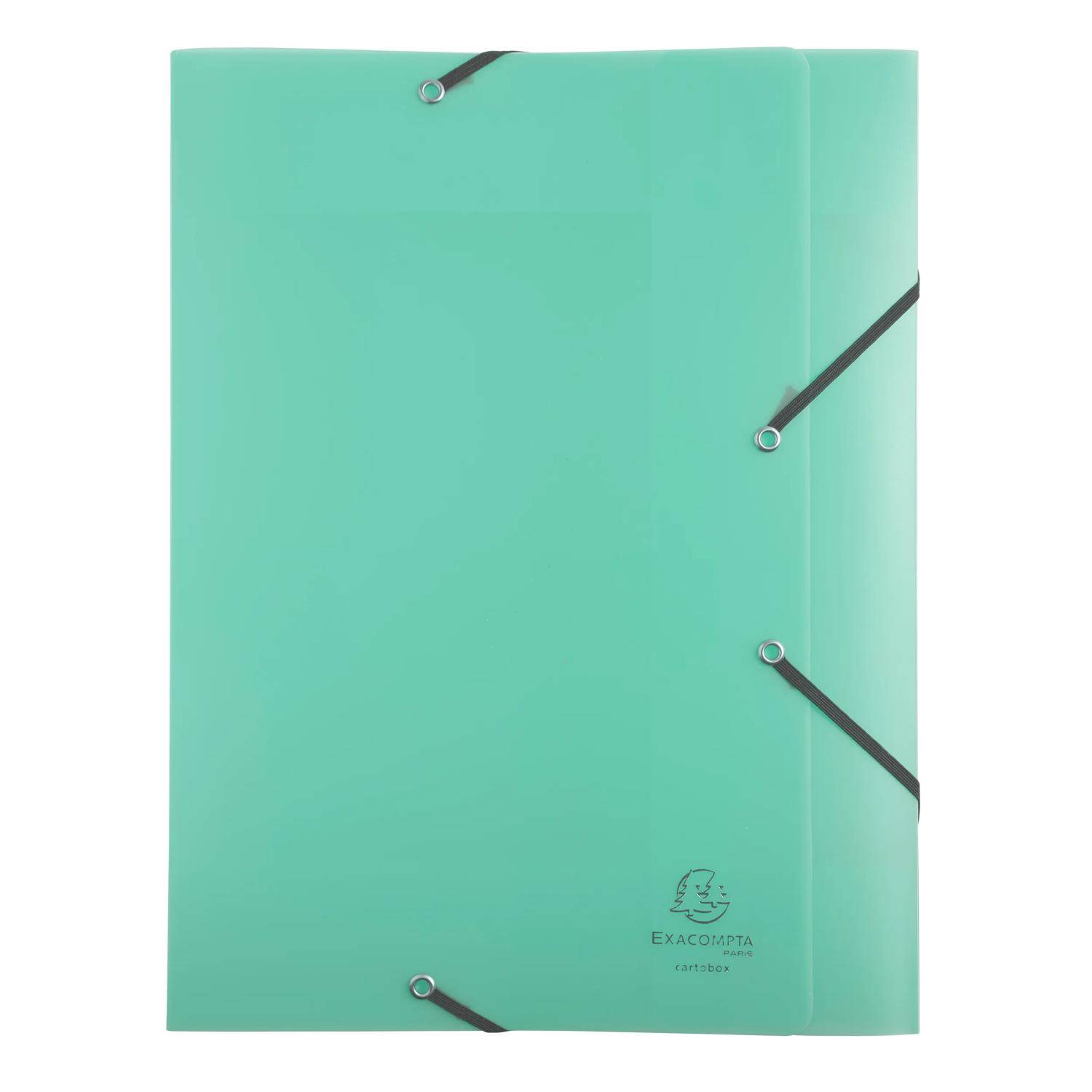 Exacompta 8x Archivbox Exabox A4 PP 700µ, Rücken 40mm, sortiert, 59270E