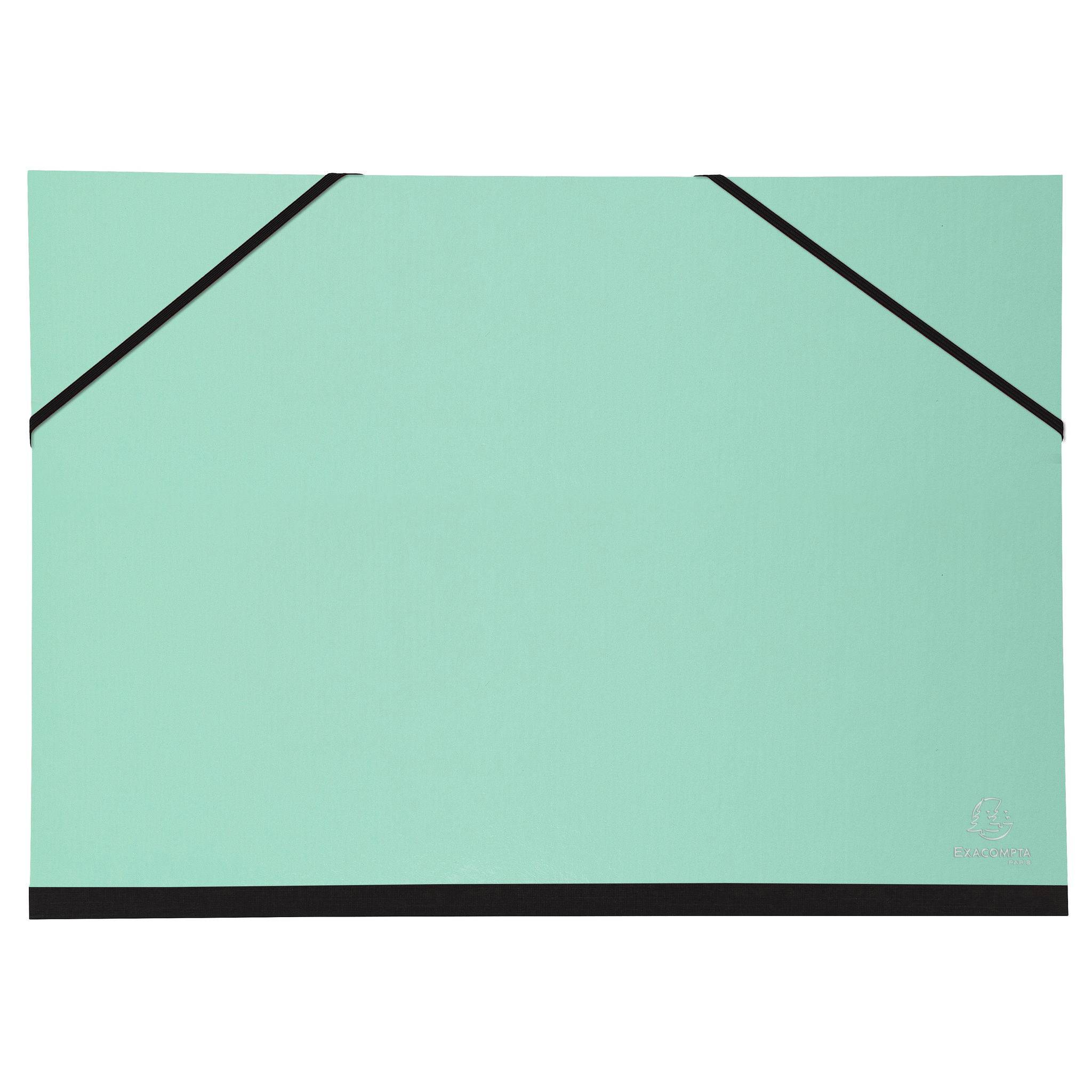 Exacompta 10x Zeichenmappe Gummizug 32x45 cm für A3 farbig sortiert 25680E