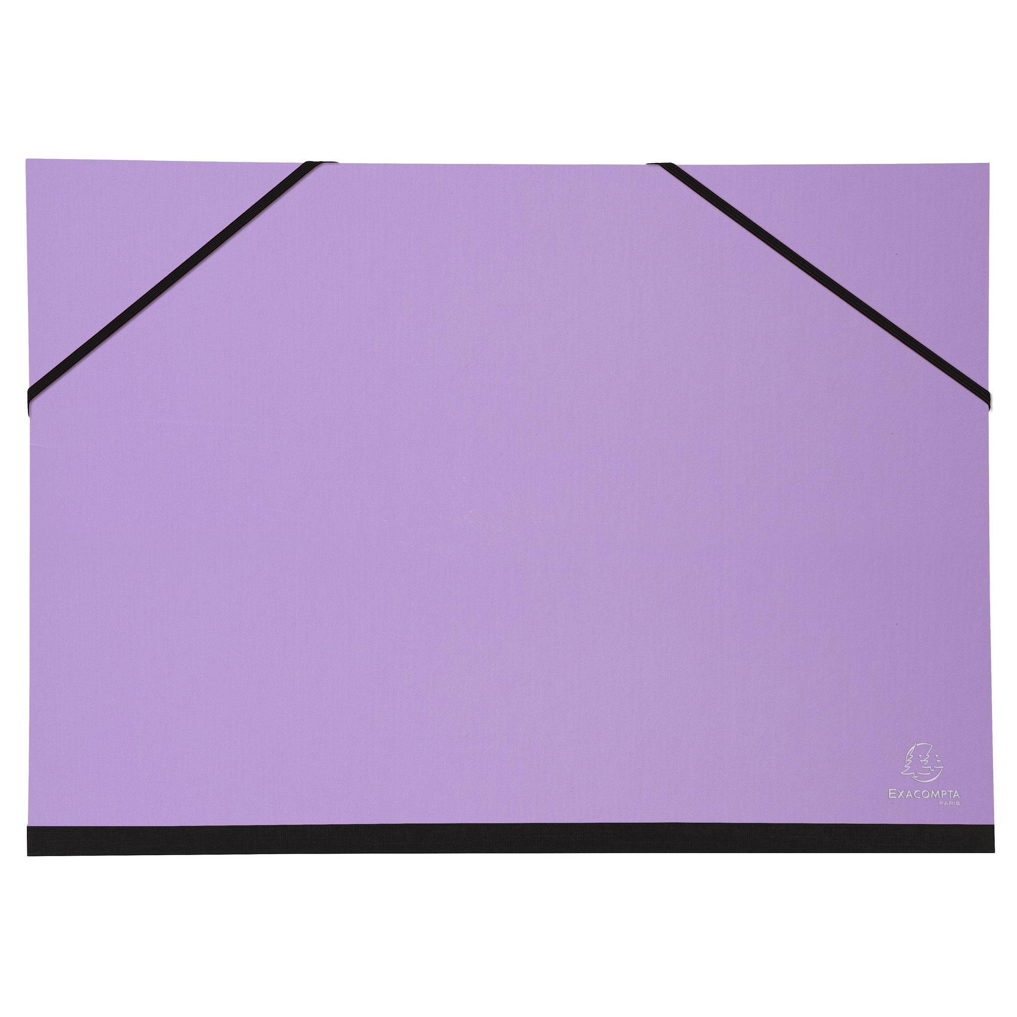 Exacompta 10x Zeichenmappe Gummizug 32x45 cm für A3 farbig sortiert 25680E