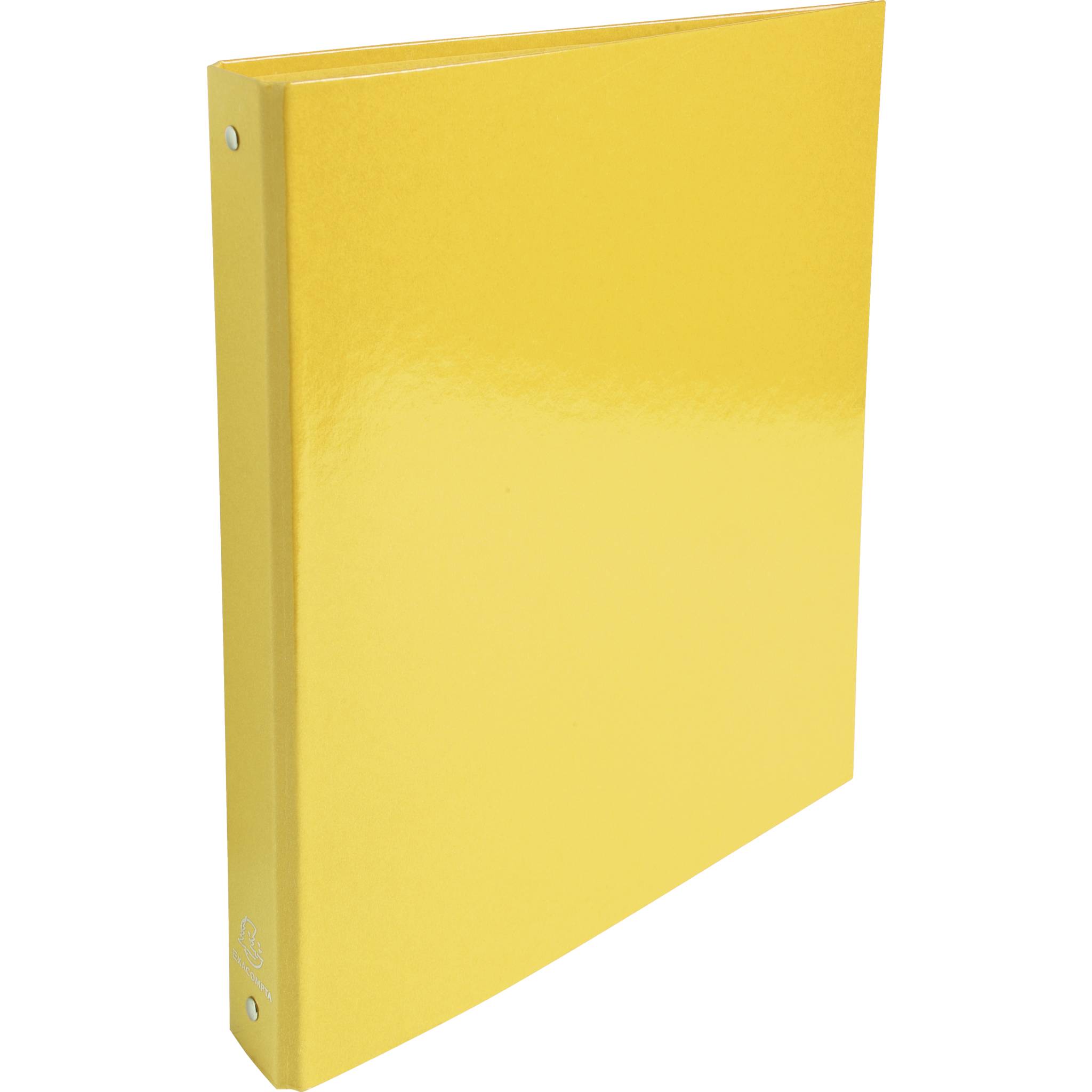 Exacompta 10x Ringbuch Karton 4Ring 30mm Rücken 40mm 32x26cm A4 Gelb 519299E
