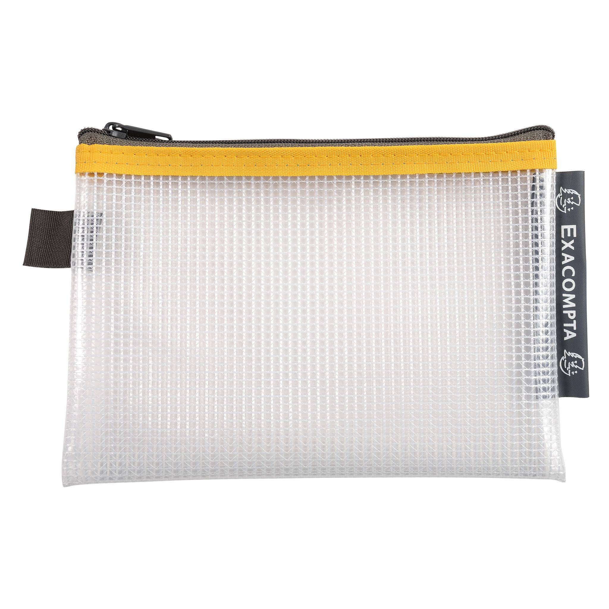 Exacompta 10x Tasche EVA + Reißverschluss, flexibel PP, DIN A6, sortiert, 34120E