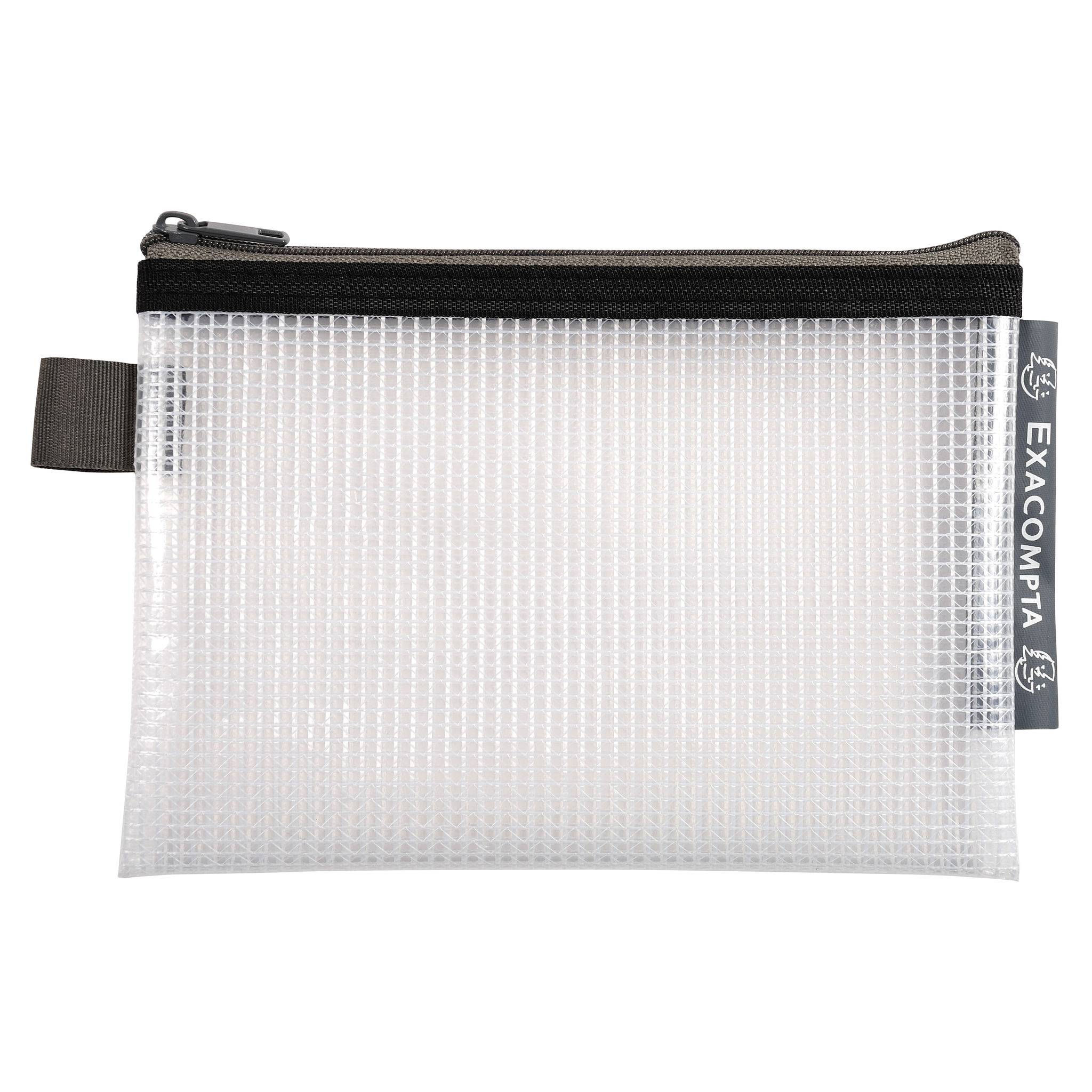 Exacompta 10x Tasche EVA + Reißverschluss, flexibel PP, DIN A6, sortiert, 34120E