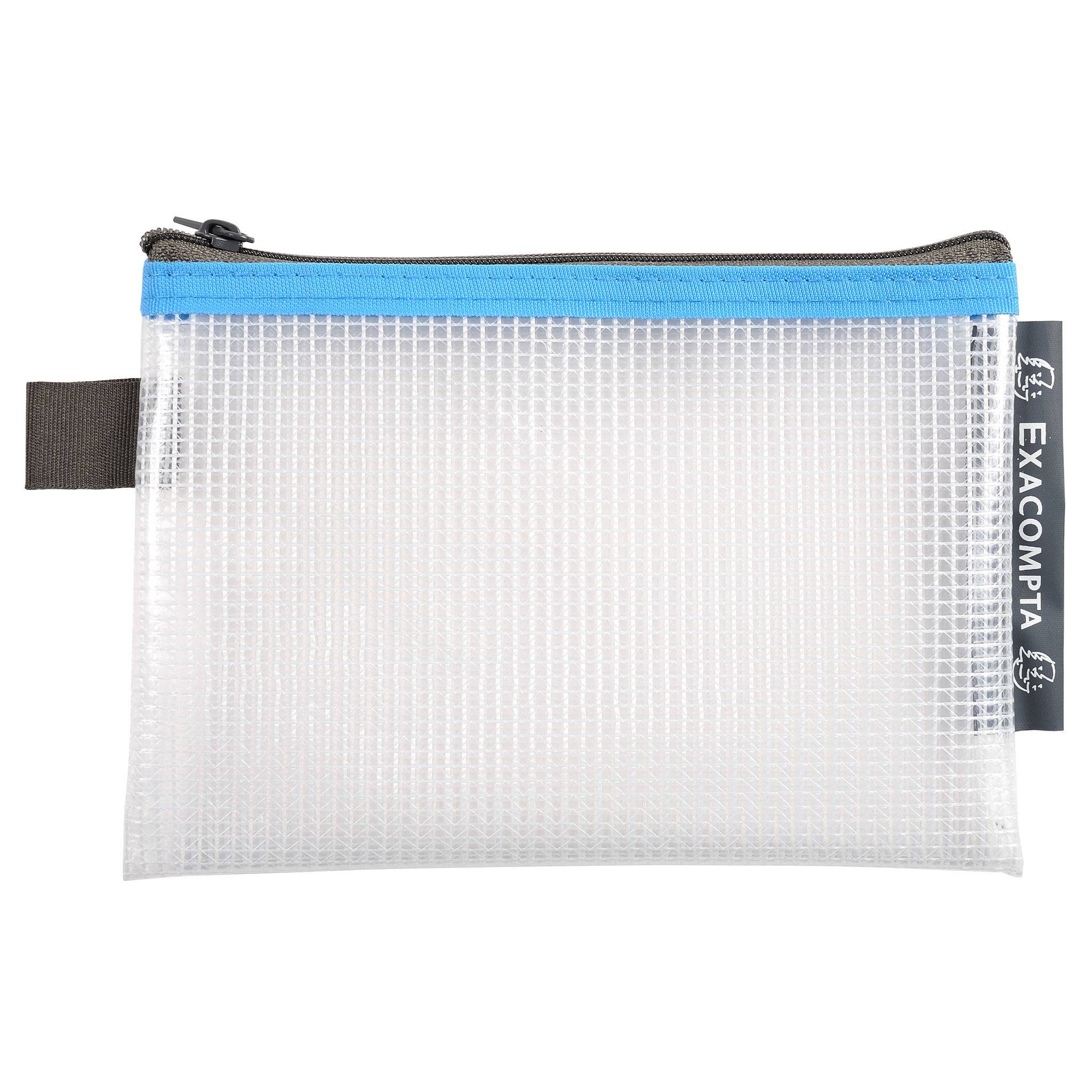 Exacompta 10x Tasche EVA + Reißverschluss, flexibel PP, DIN A6, sortiert, 34120E