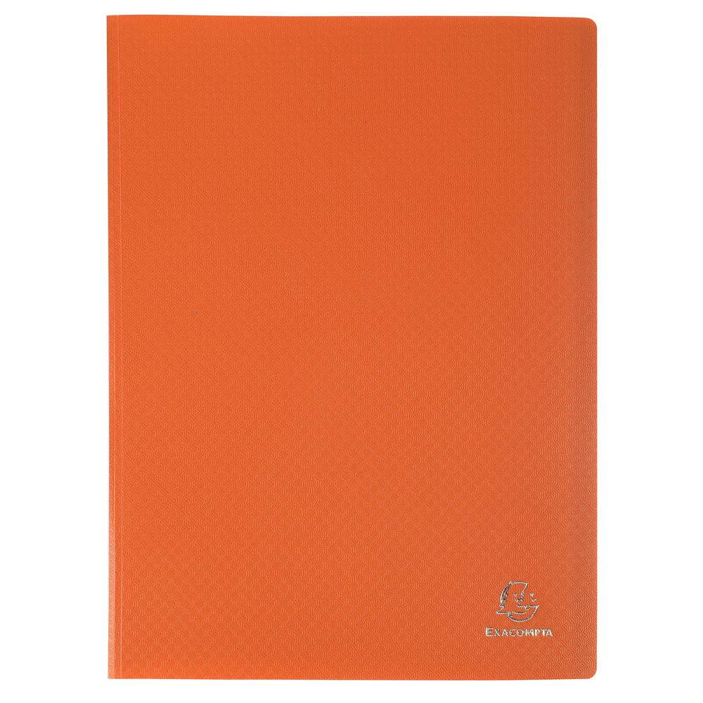 Exacompta 10x Sichtmappe PP 500µ 50 glatten Hüllen transluzent A4 sortiert 8850E