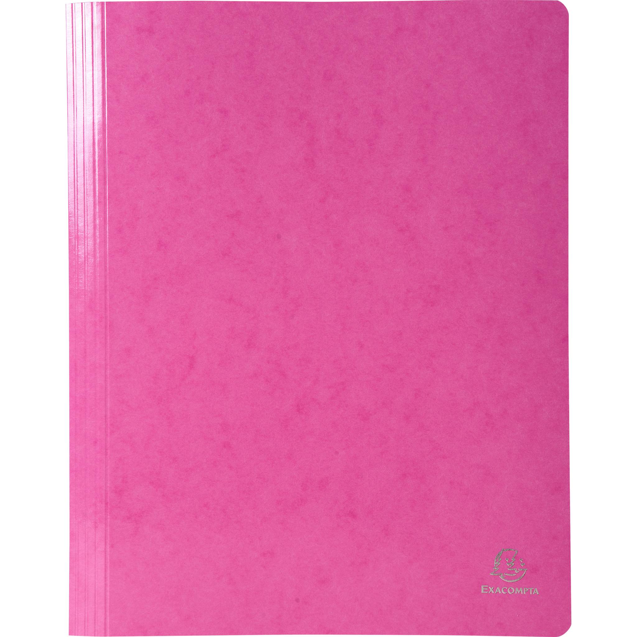 Exacompta 25x Schnellhefter Iderama Colorspan Krt., 355g/m2, A4, Rosa, 380808B