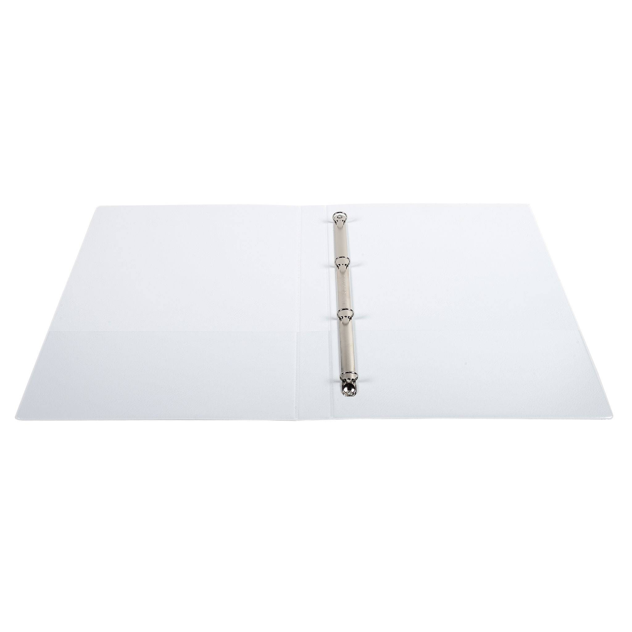 Exacompta 10x Ringhefter PP 19mm 4Ring 16mm D Rücken 38mm A4 Maxi Weiß 51940E