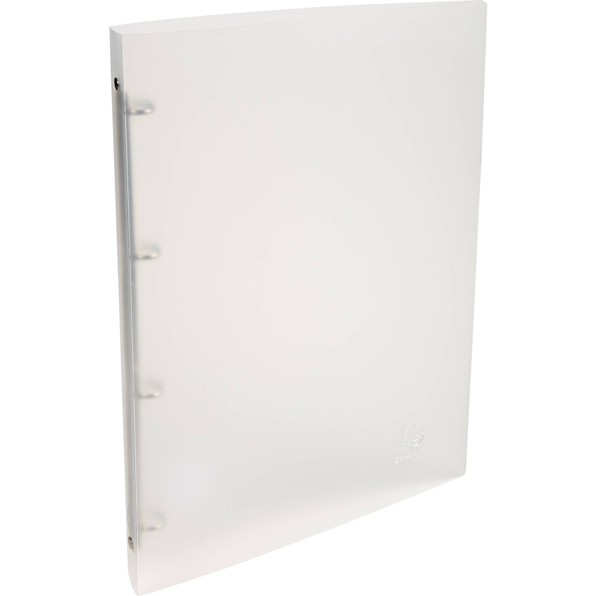 Exacompta 25x Ringhefter PP 500µ 4 Ringen 15mm Rücken 20mm A4 Transparent 51160E