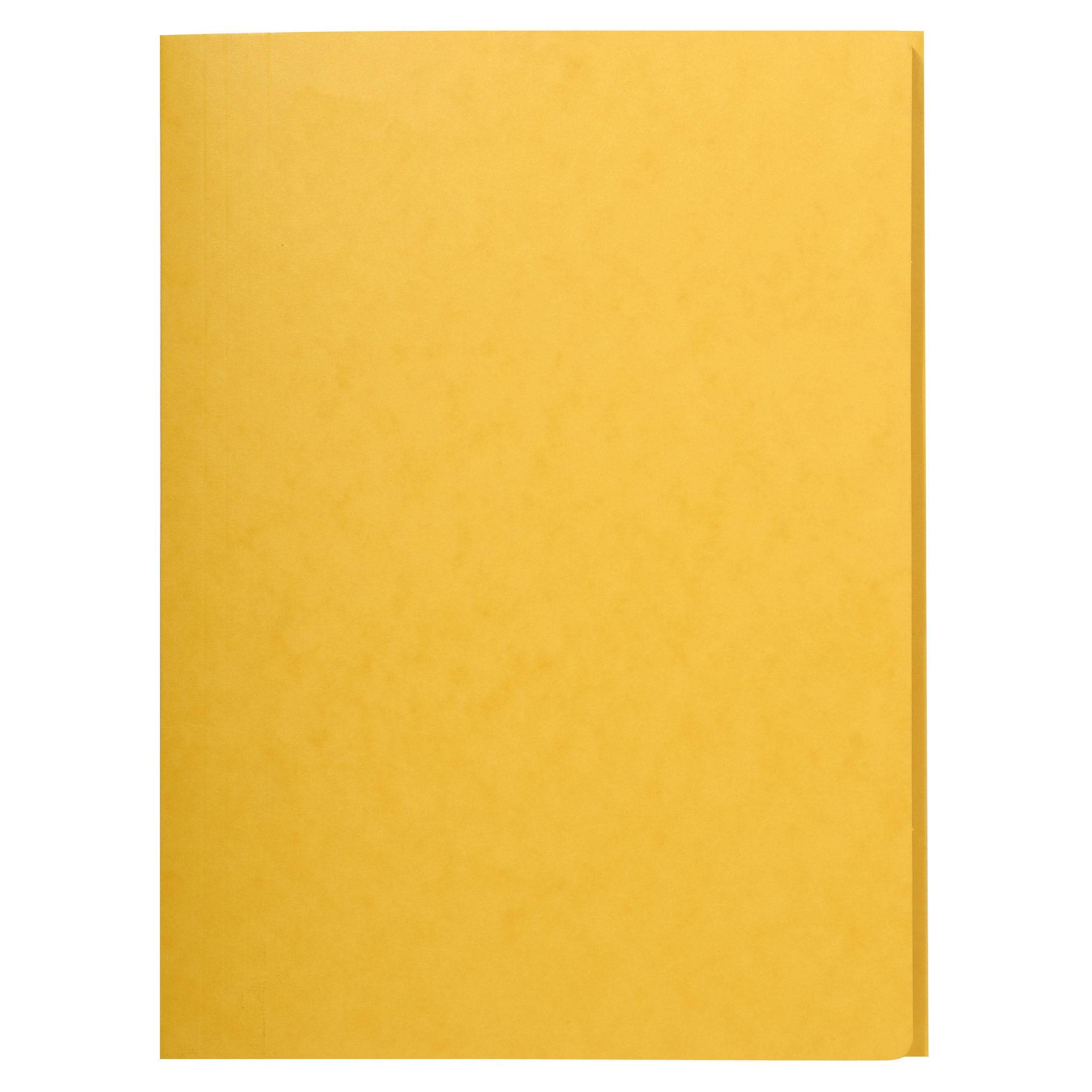 Exacompta 50x Aktenmappe +3 Klappen ohne Gummizug, Karton, A4, sortiert, 56400E