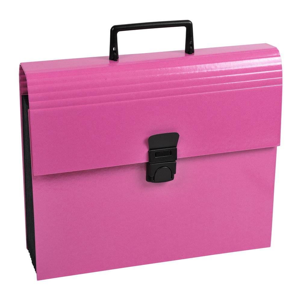 Exacompta 4x Dokumententasche Griff 12 Fächern dehnbar A4 sortiert 55630E