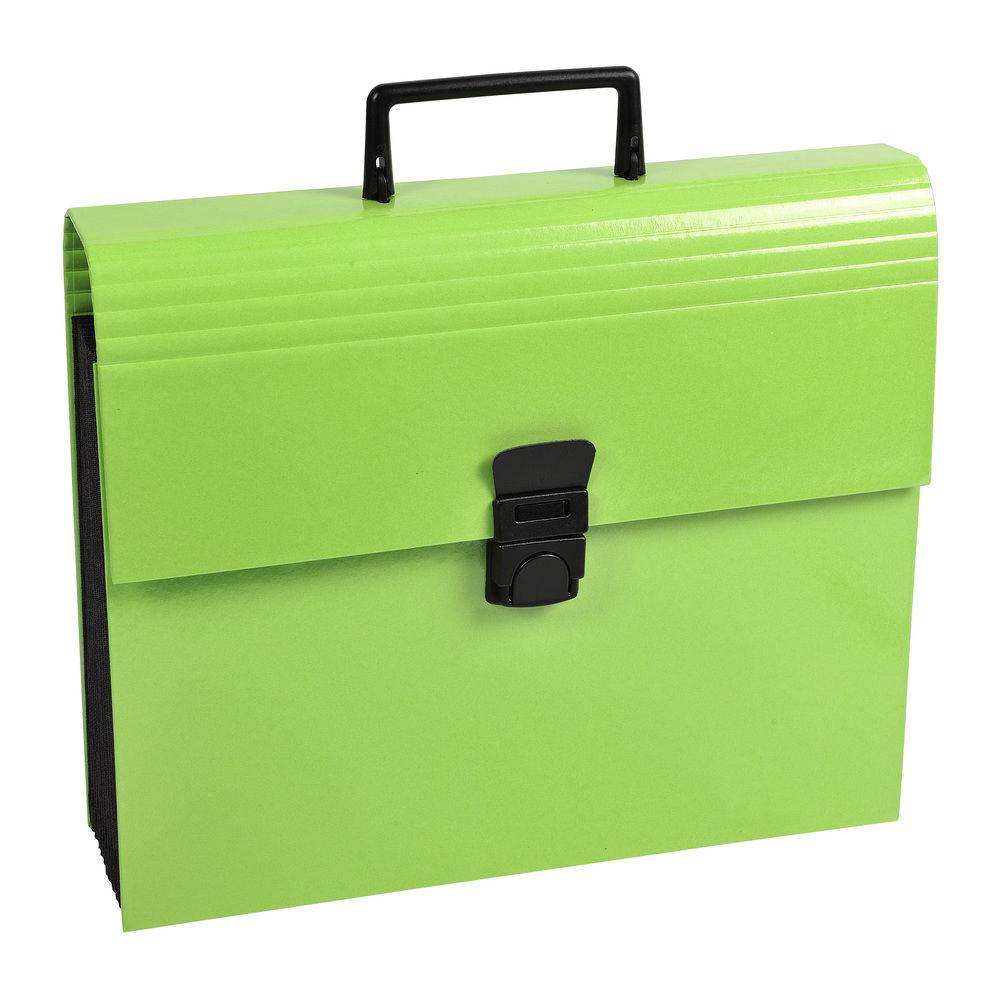 Exacompta 4x Dokumententasche Griff 12 Fächern dehnbar A4 sortiert 55630E