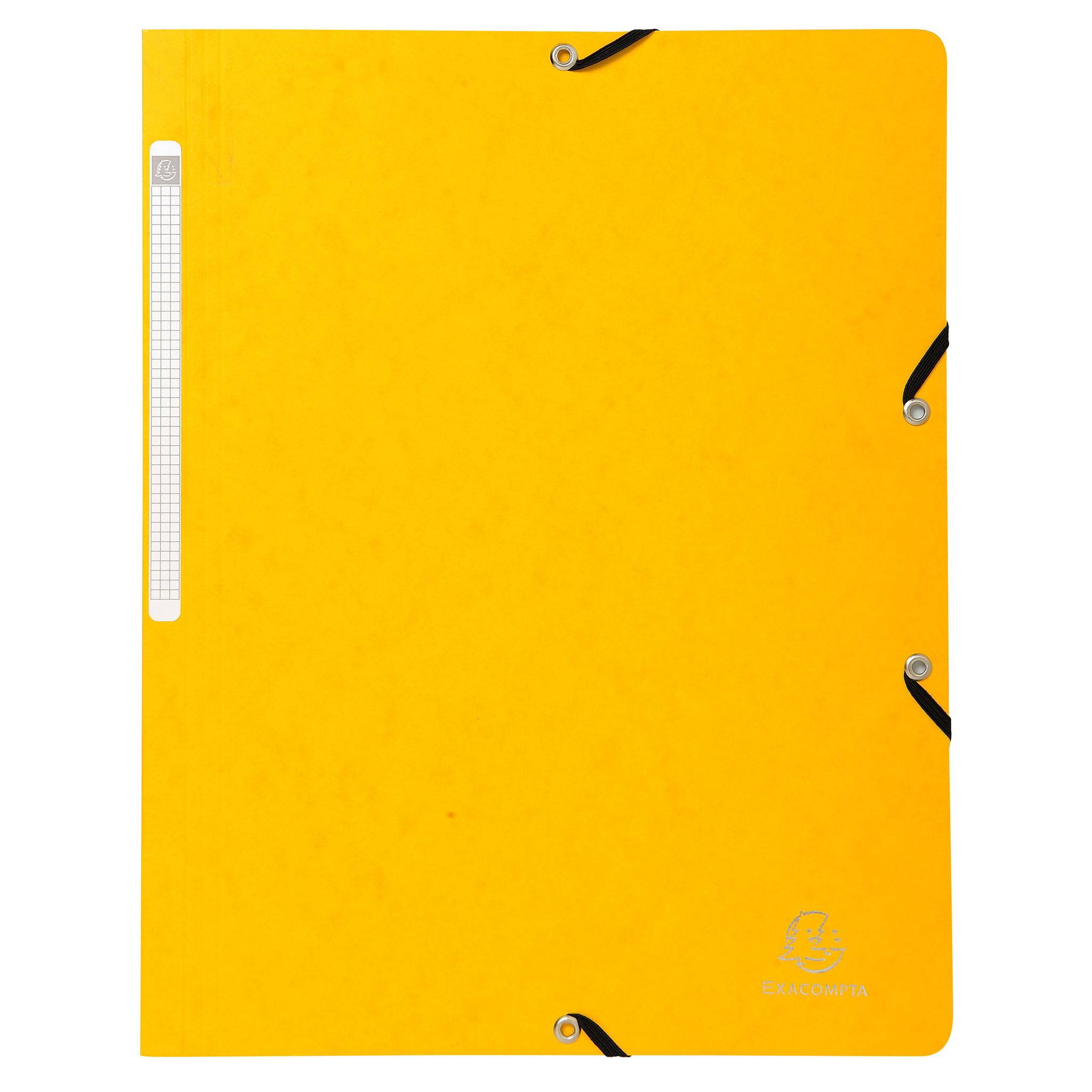 Exacompta 50x Eckspannmappe + Gummizug ohne Klappen, Karton, A4, sortiert, 5510E