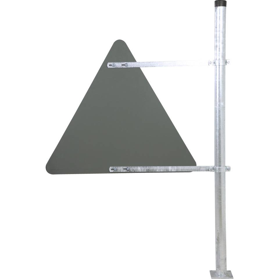 Ausleger-Rohrschelle ER 150, für Pfosten Ø 60mm, Stahl, Lochabstand 500mm, 677x30mm