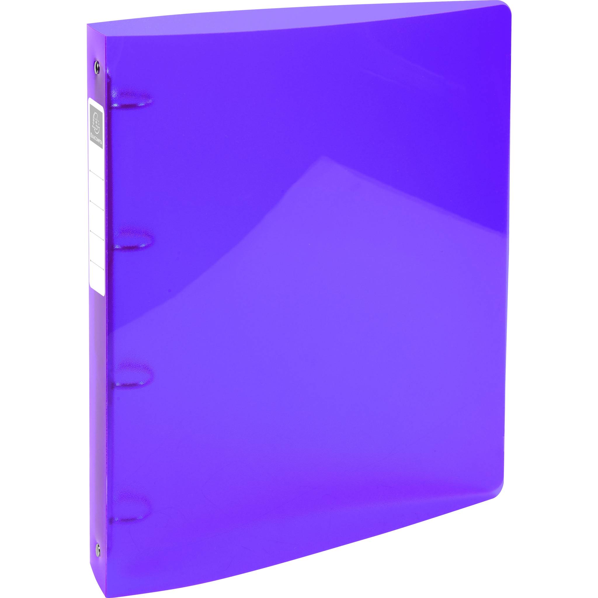 Exacompta 10x mittelfestes Ringbuch 4 Ringe PP 700µ PP- A4 Maxi Violett 51776E
