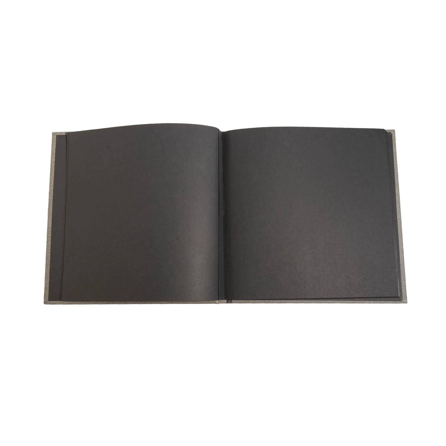 Exacompta 2x Fotobuch 30 Seiten weiß 25x25cm ZÉPHIRE Elfenbein - Grau - 14561E