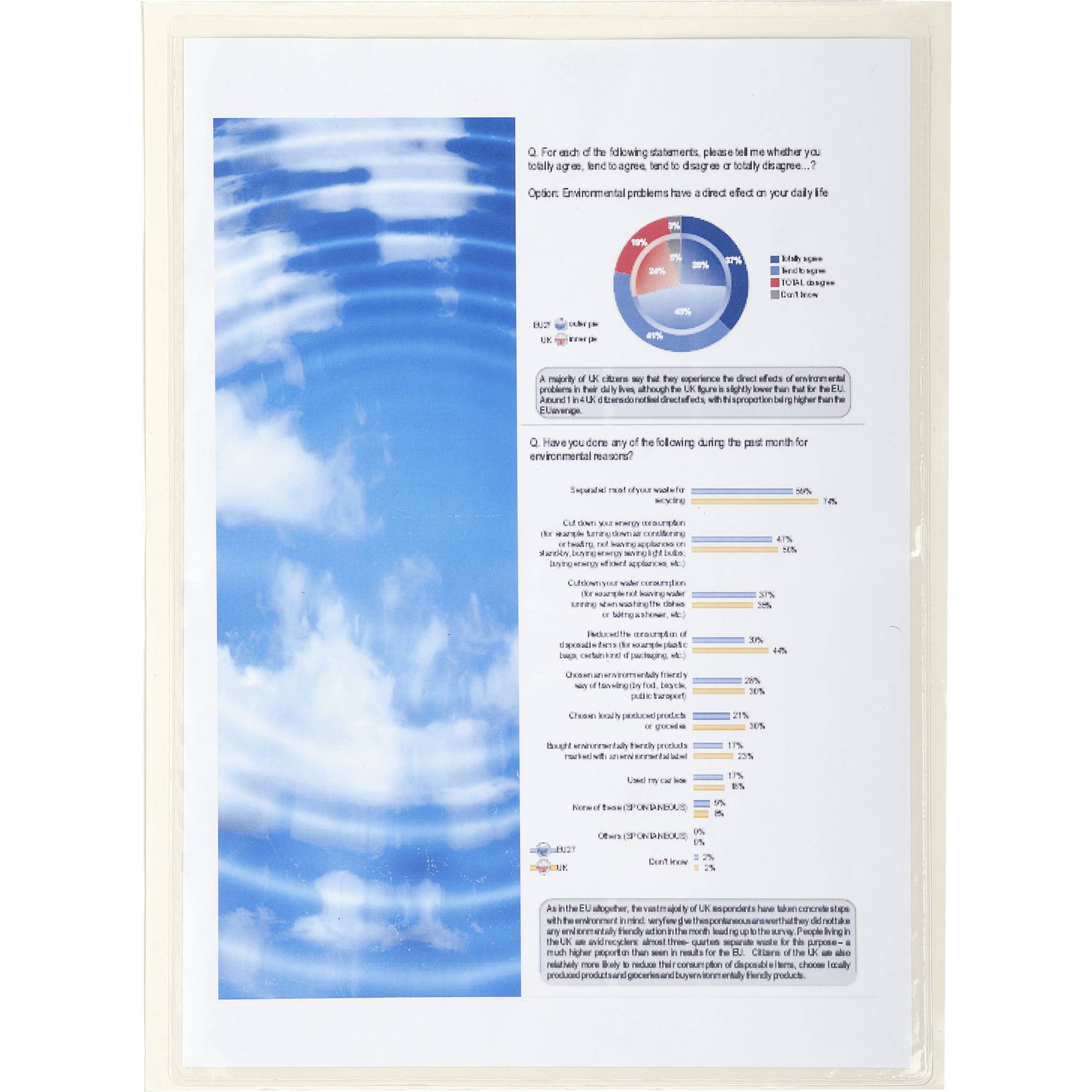 Exacompta 5x 10 Schutzhüllen selbstklebend PVC 140µ A4 Übergröße Kristall 56310E