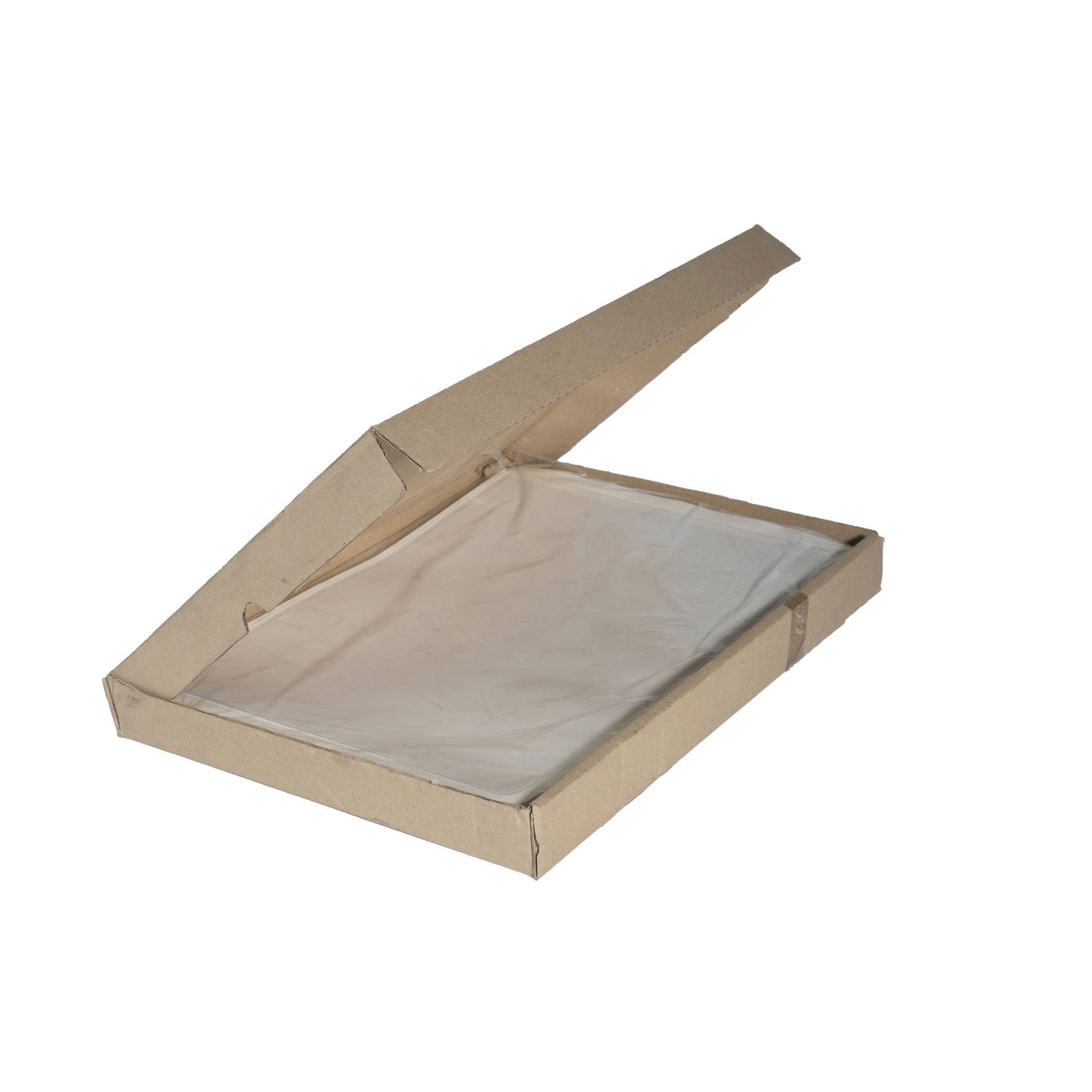 Exacompta 5x 10 Schutzhüllen selbstklebend PVC 140µ A4 Übergröße Kristall 56310E