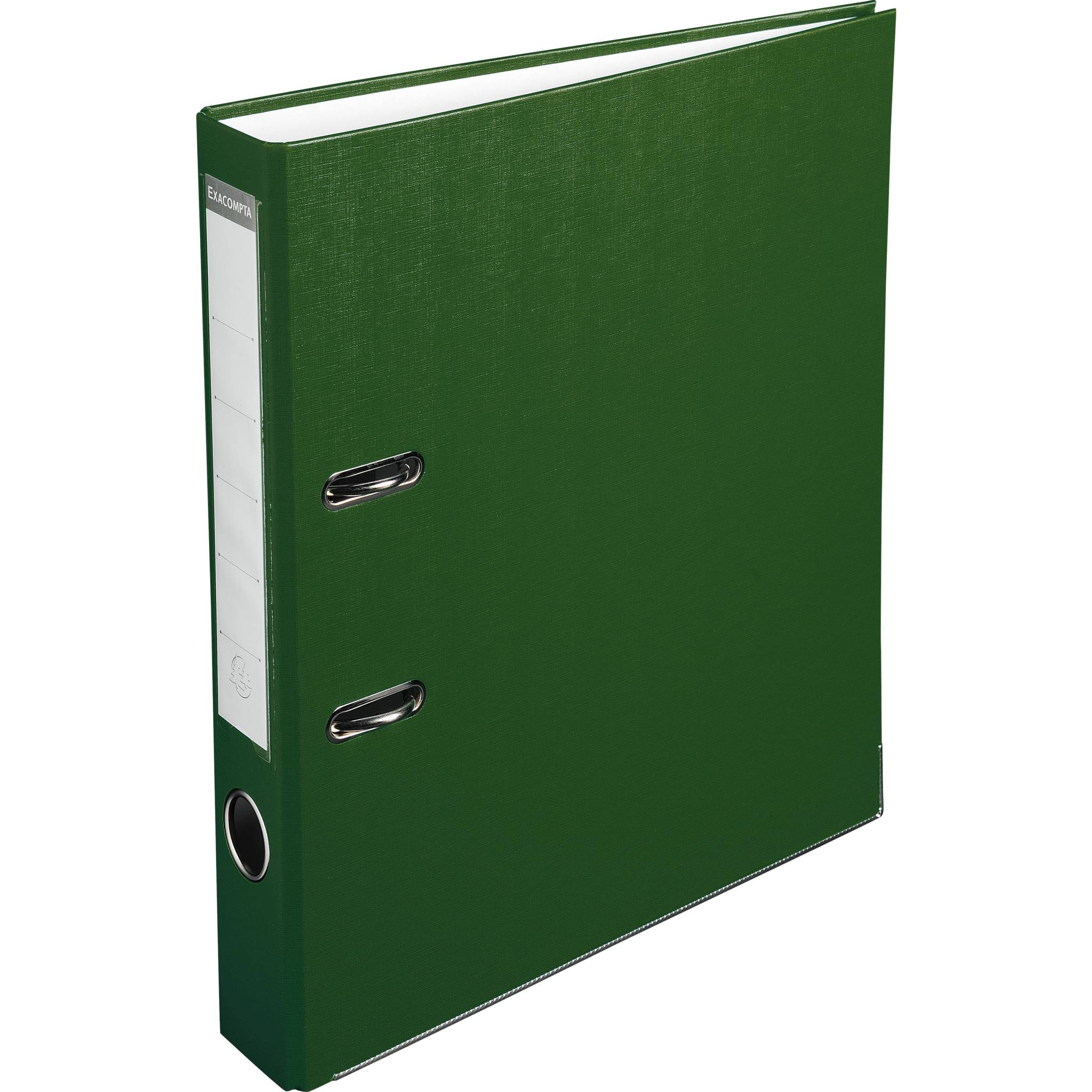 Exacompta 20x Ordner PP, + 2 Ringen, Rücken 50mm, 32x29cm A4, Grün, 915405B