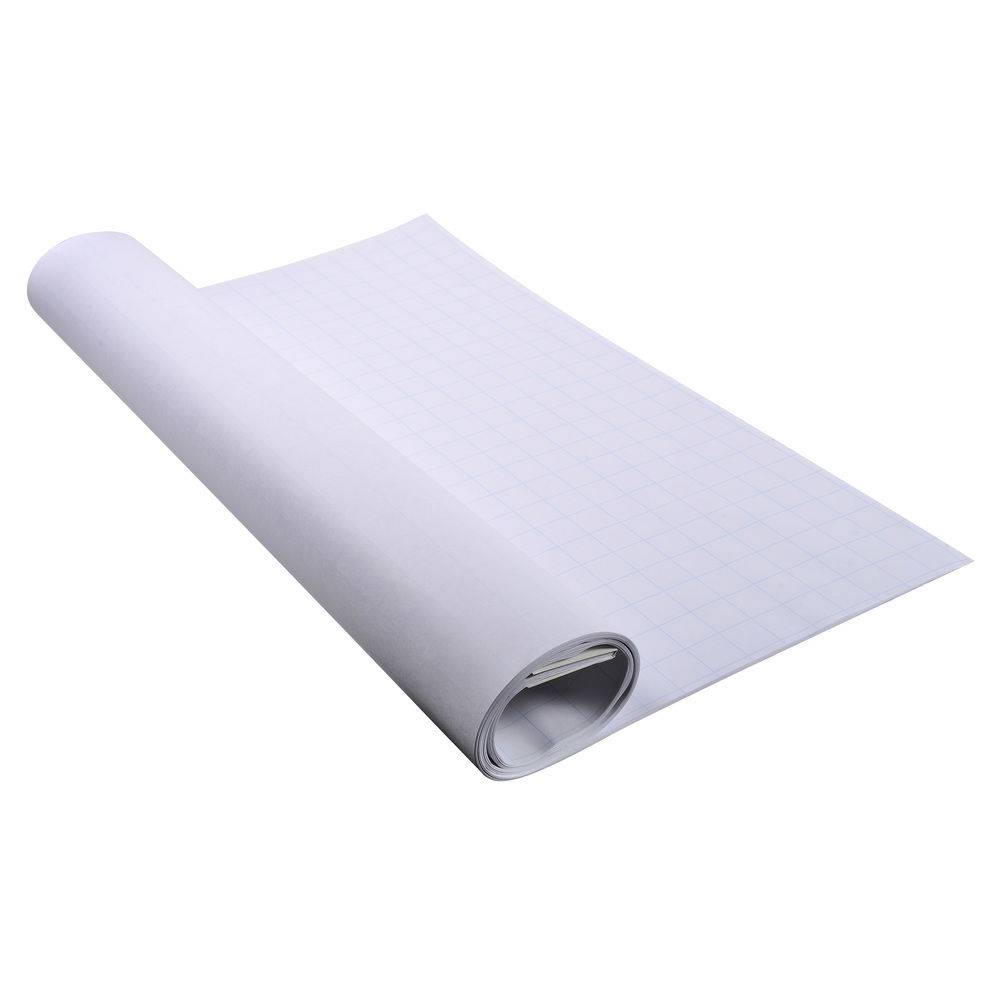 Exacompta 5x Flipchartblock gelocht 65x100 cm 48 Blatt kariert 60g 37651E