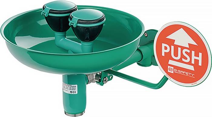 Augendusche ClassicLine m.Auffangbecken Wm.Anschl.3/4 IG Zoll B-SAFETY