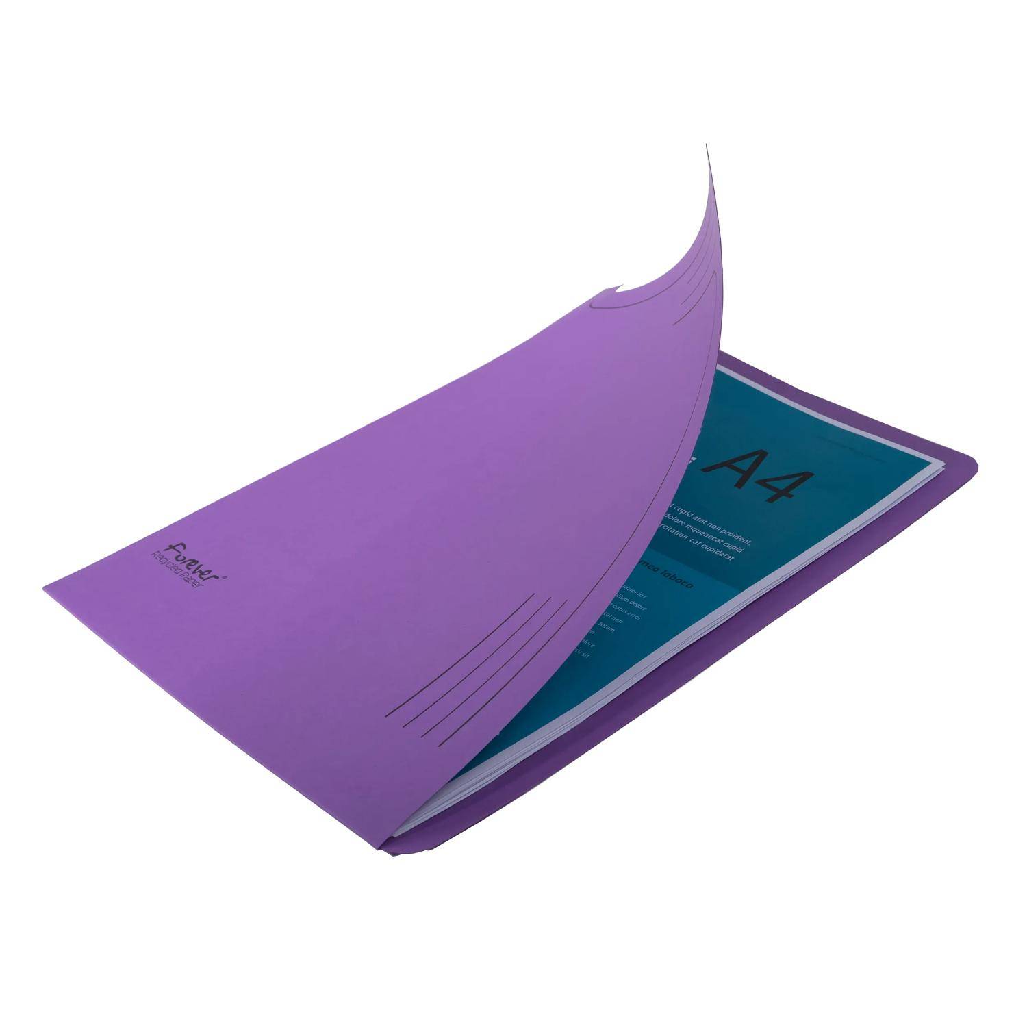 Exacompta 8x Pack 5 Aktenmappe A4 + Index, RC Kart.290g, sortiert, 48000E