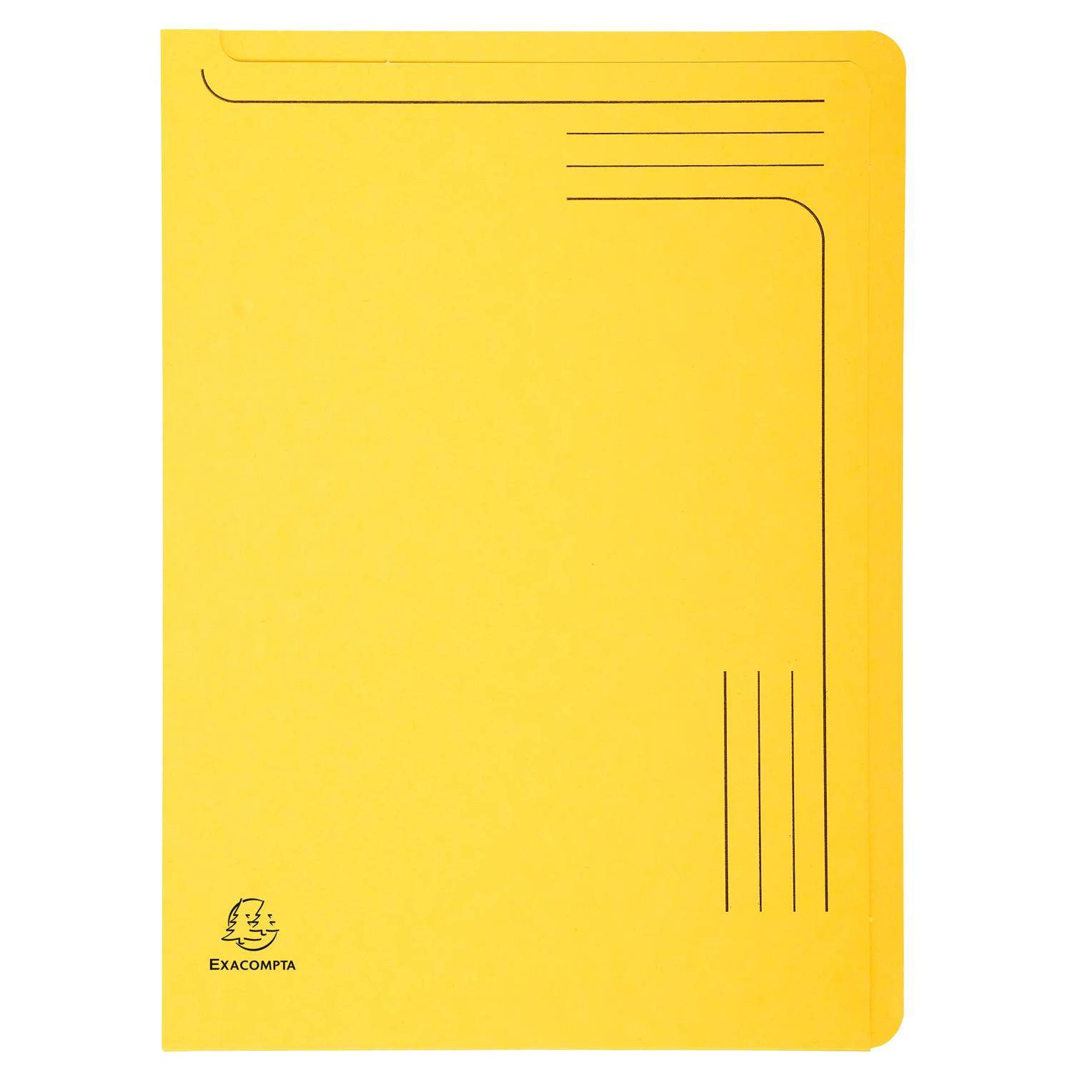 Exacompta 8x Pack 5 Aktenmappe A4 + Index, RC Kart.290g, sortiert, 48000E