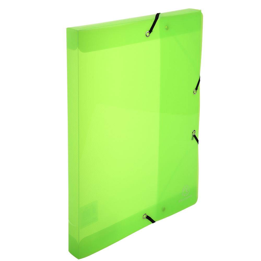 Exacompta 8x Archivbox PP 700µ Rücken 25mm 25x33 cm A4 Crystal sortiert 59410E