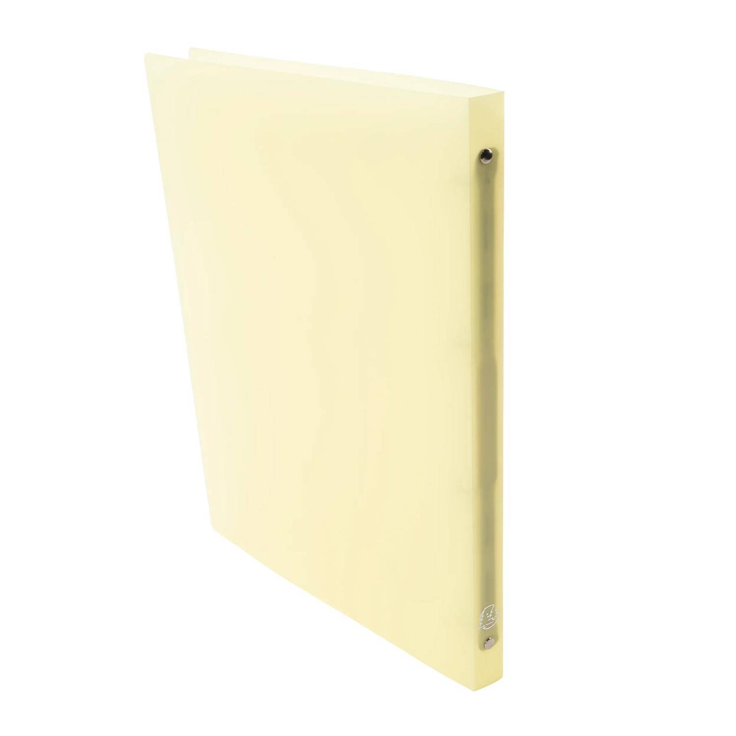 Exacompta 20x Ringhefter A4 PP transluzent, 4 Ringe 15mm, sortiert, 51170E