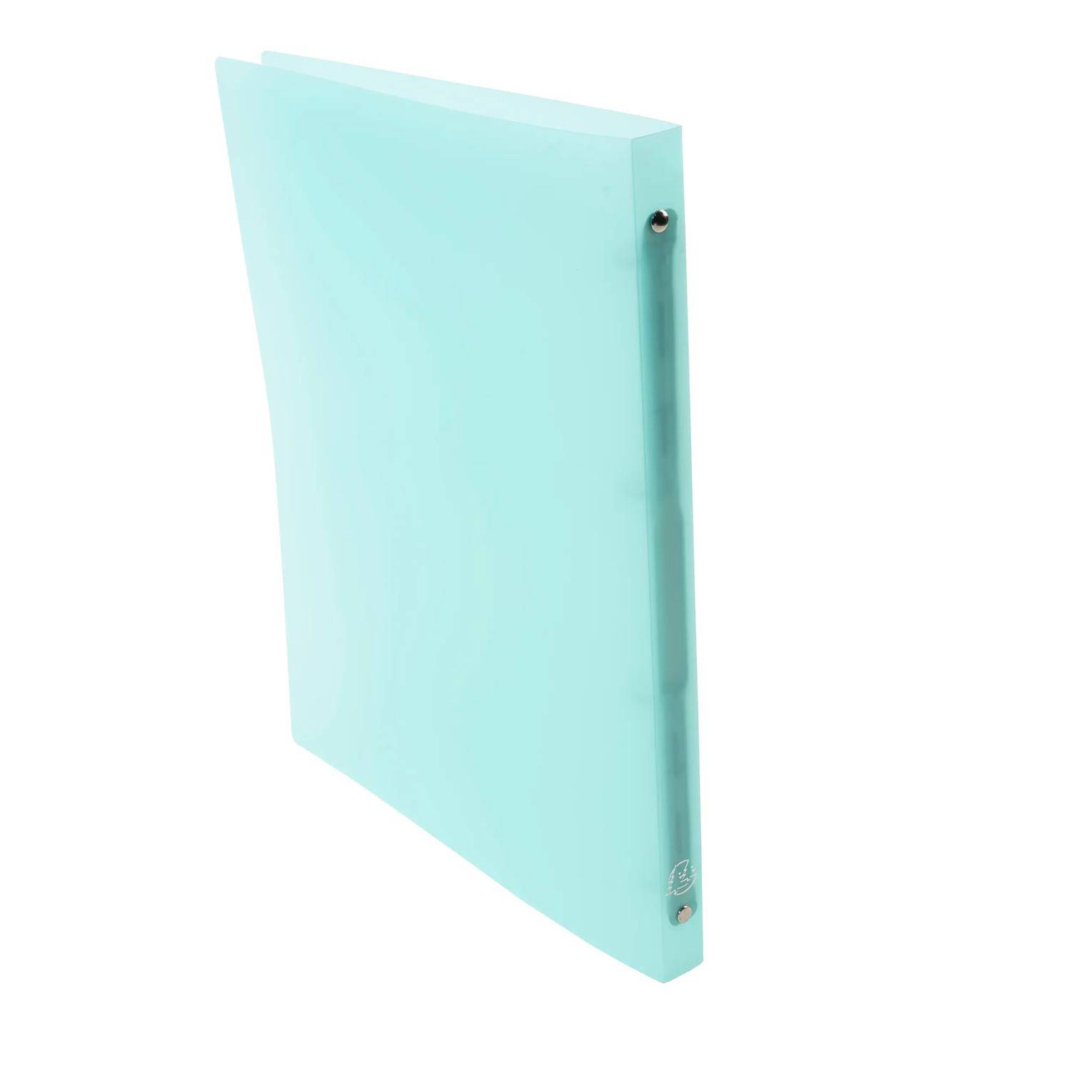 Exacompta 20x Ringhefter A4 PP transluzent, 4 Ringe 15mm, sortiert, 51170E