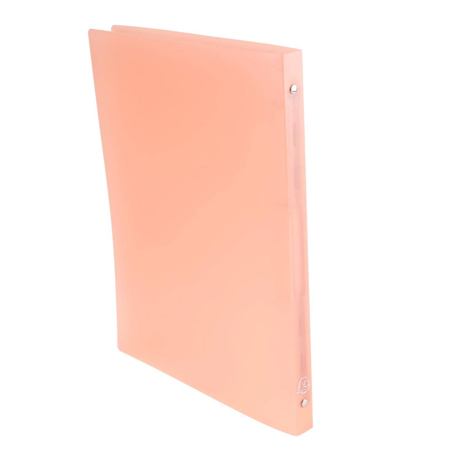 Exacompta 20x Ringhefter A4 PP transluzent, 4 Ringe 15mm, sortiert, 51170E