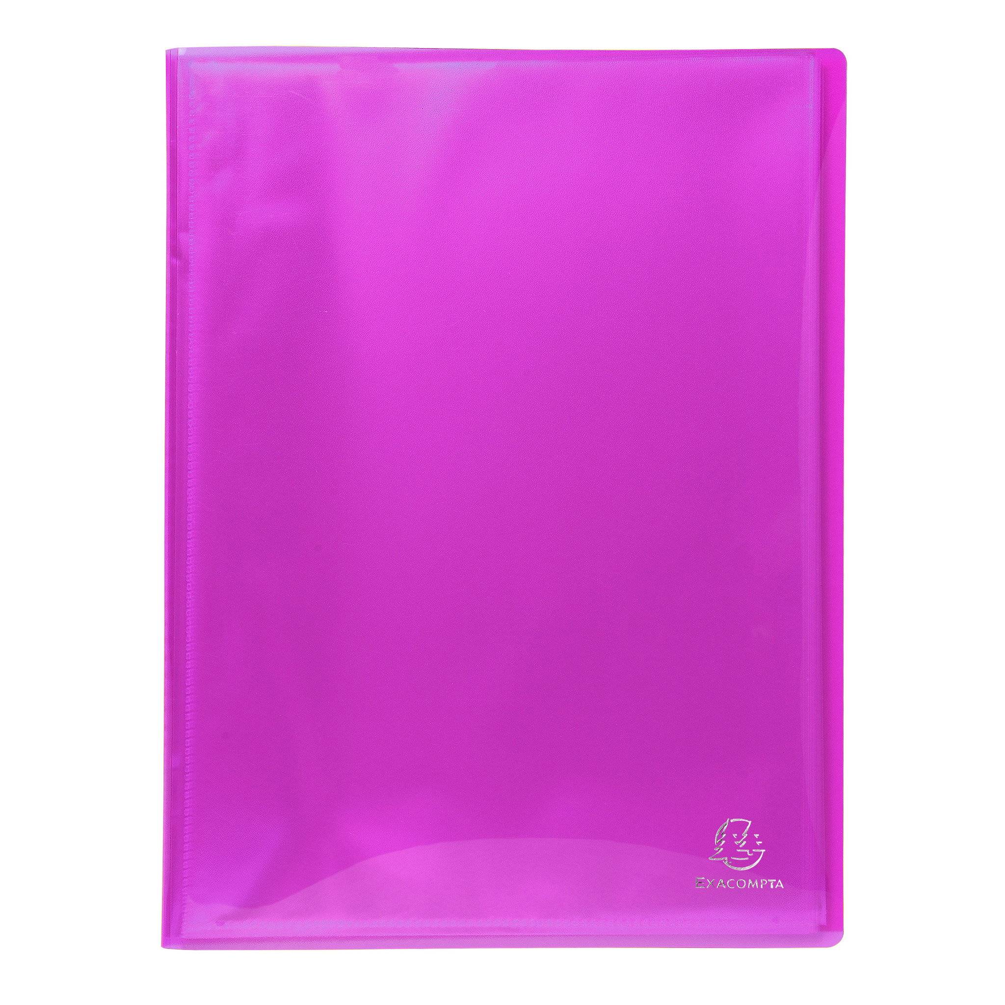 Exacompta 12x Sichtmappe PP 500µ, 30 Hüllen, 24x32cm A4, , sortiert, 86770E