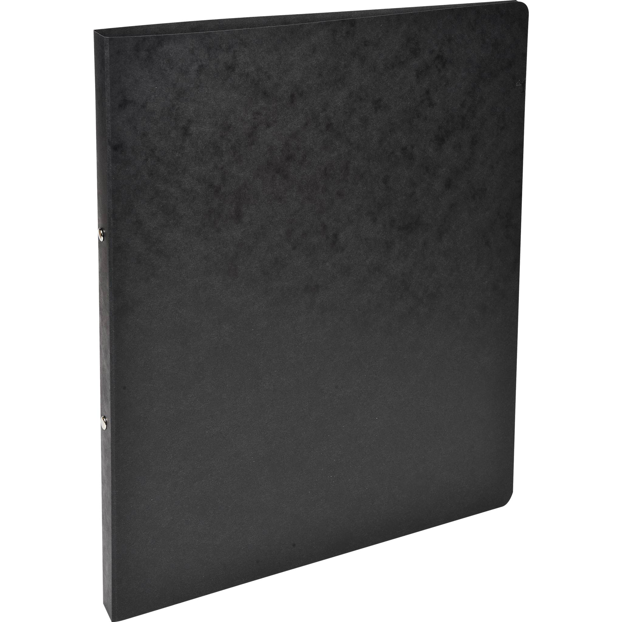 Exacompta 10x Ringhefter Karton 355g 2Ring 15mm Rücken 20mm A4 Schwarz 54251E