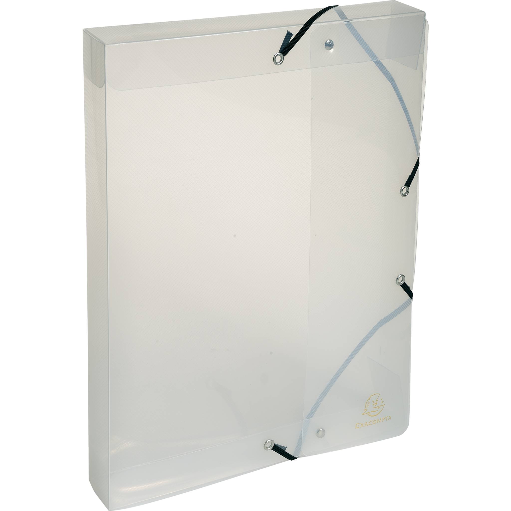 Exacompta 8x Archivbox PP 700µ Rücken 40mm 25x33 cm A4 Crystal Kristall 5972E