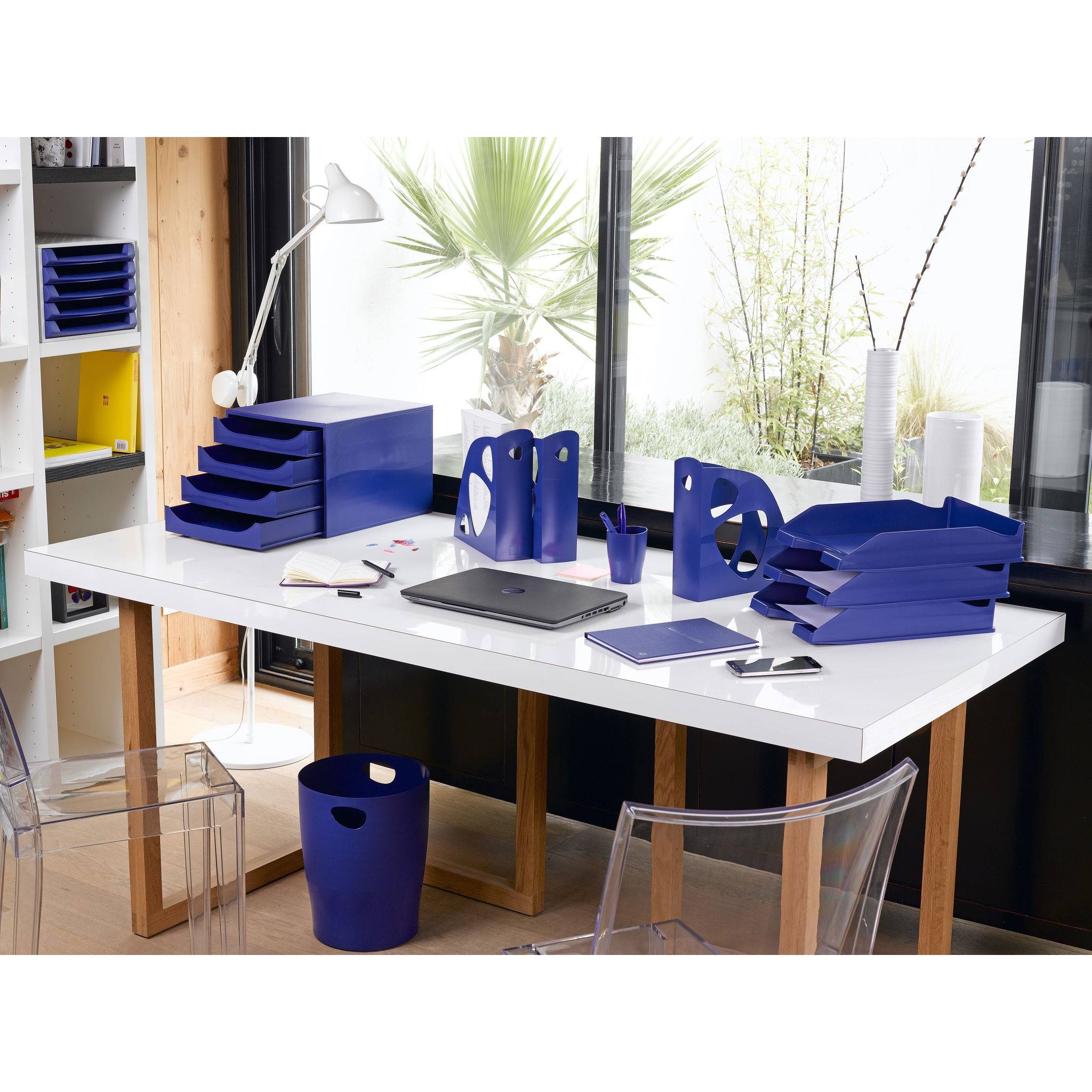 Exacompta 10x Stifteköcher ECOPEN - Nachtblau - 676104D