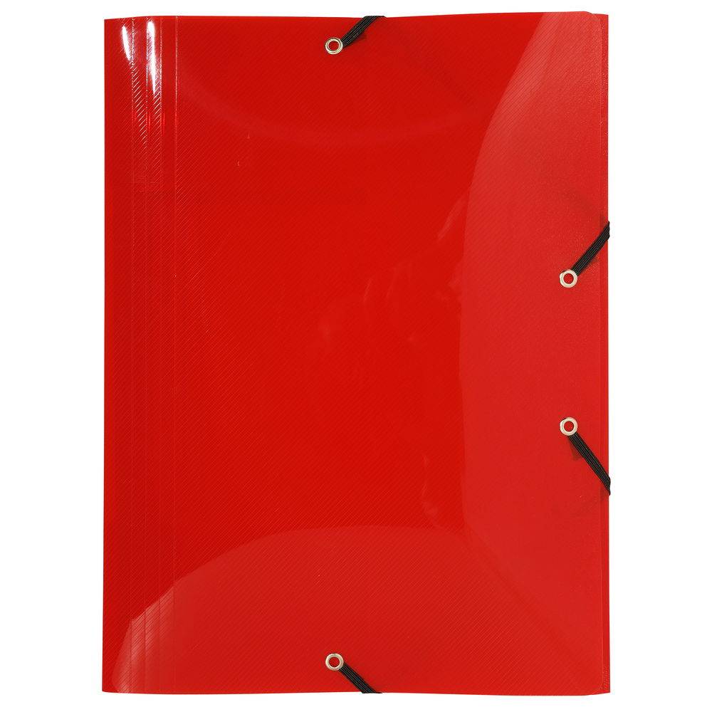 Exacompta 25x Sammelmappe +3 Klappen Gummizug PP 500µ A4 sortiert 56701E