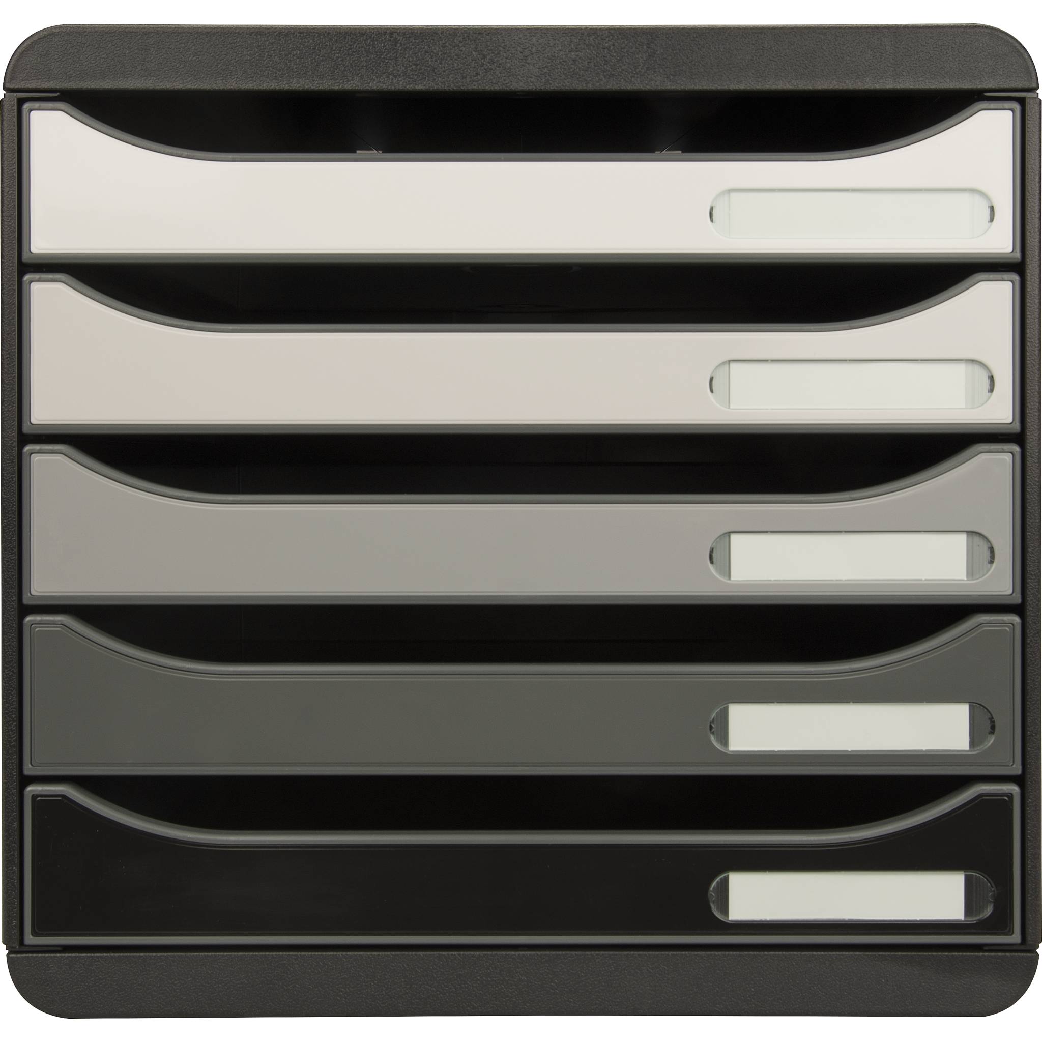 Exacompta Schubladenbox Big Box Plus 5 offene Schubladen Grau 3097294D