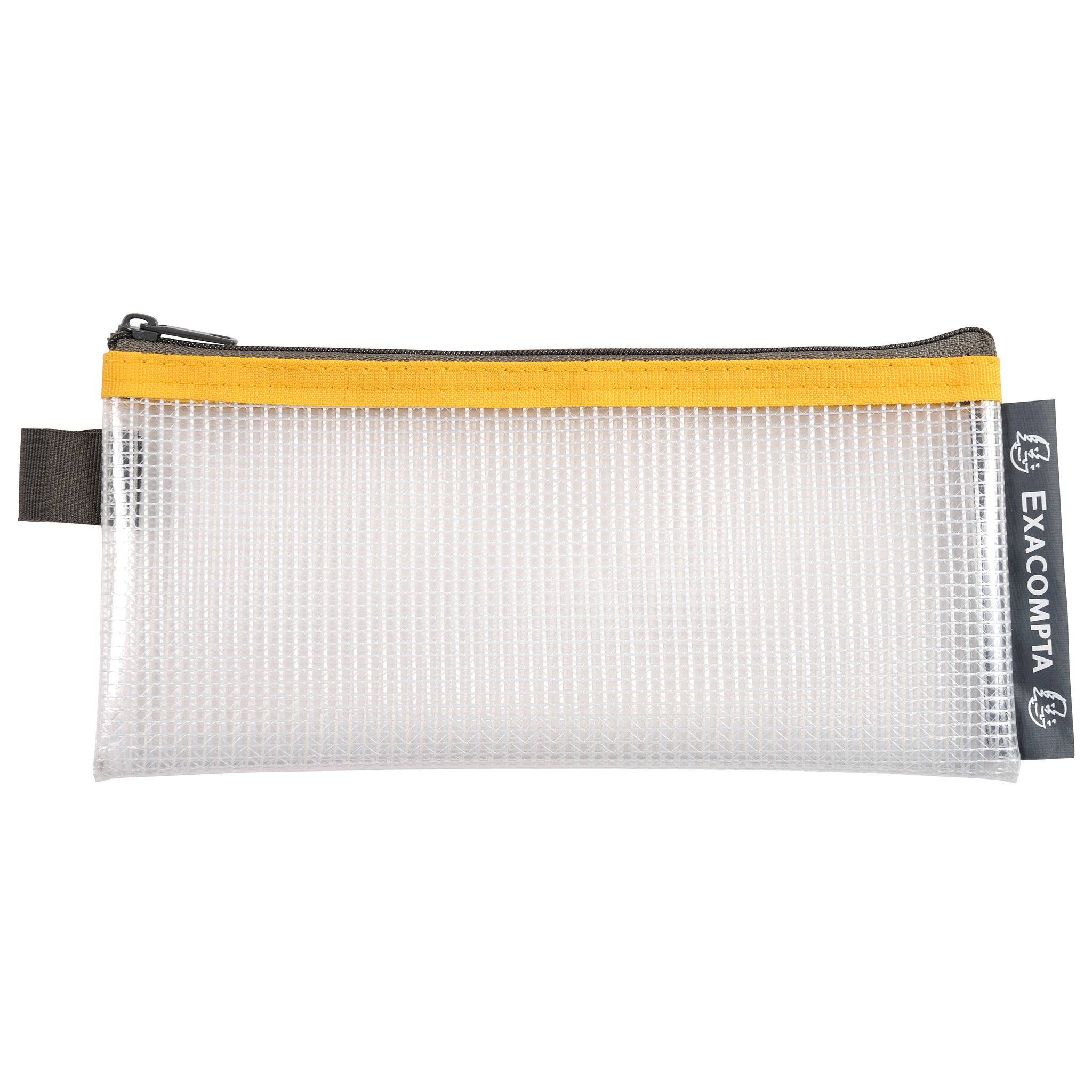 Exacompta 10x Tasche EVA + Reißverschluss, flexibel PP, 8x18cm, sortiert, 34110E