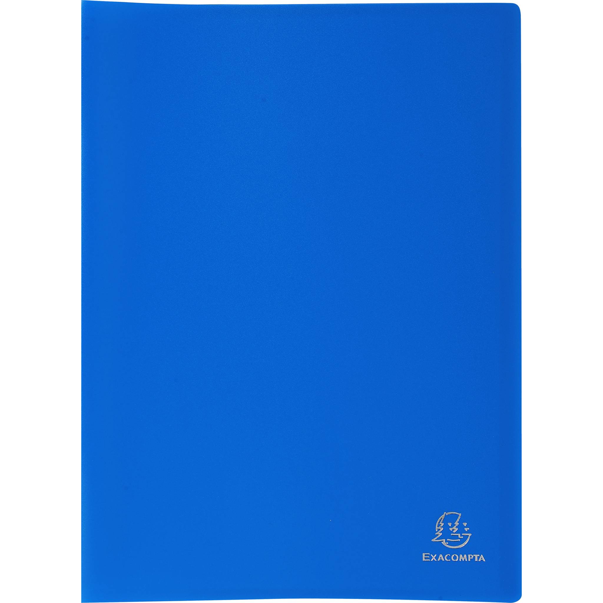 Exacompta 12x Sichtmappe A4 flexiblem Polypropylen, 40 Hüllen, Hellblau, 8547E