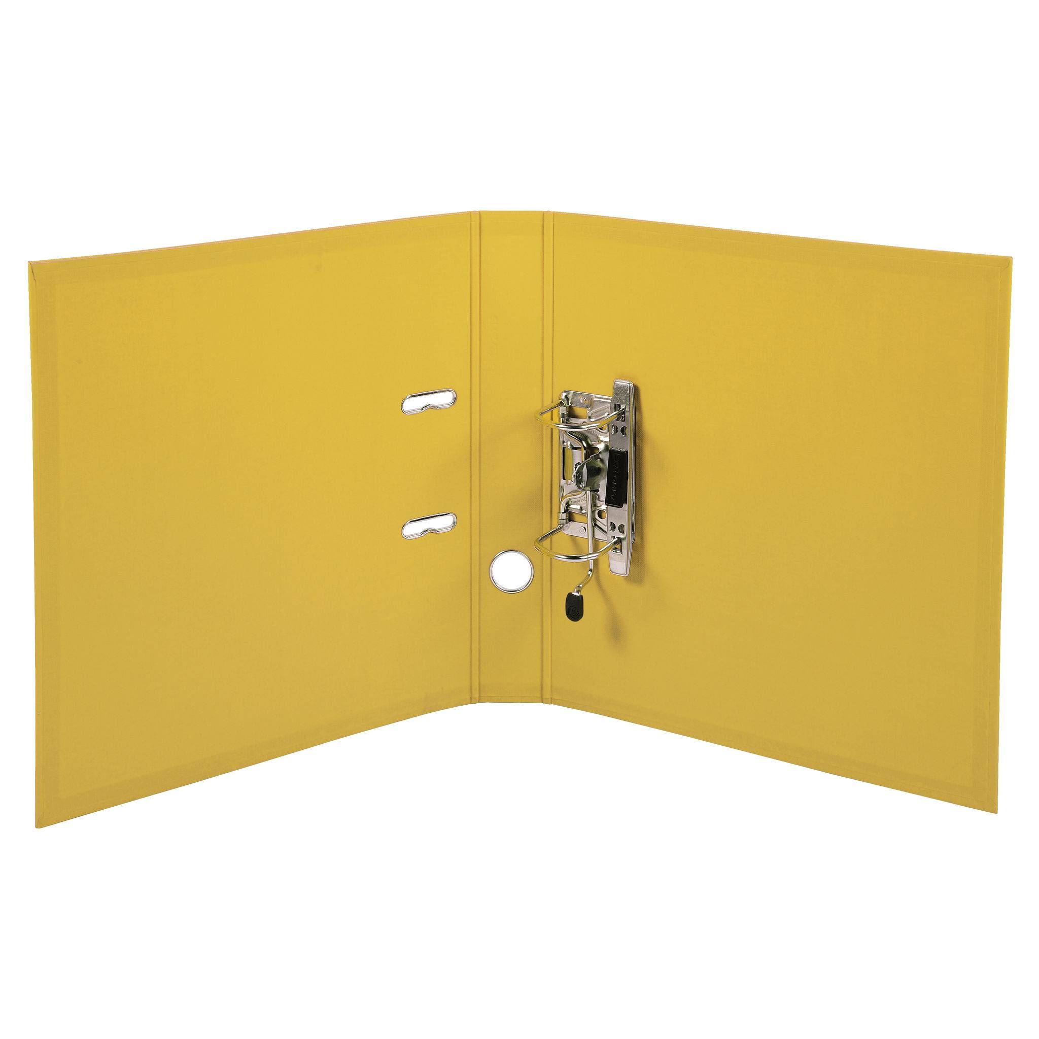 Exacompta 10x Ordner Prem'Touch PVC, Rücken 50mm, 32x29cm A4 Maxi, Gelb, 53549E