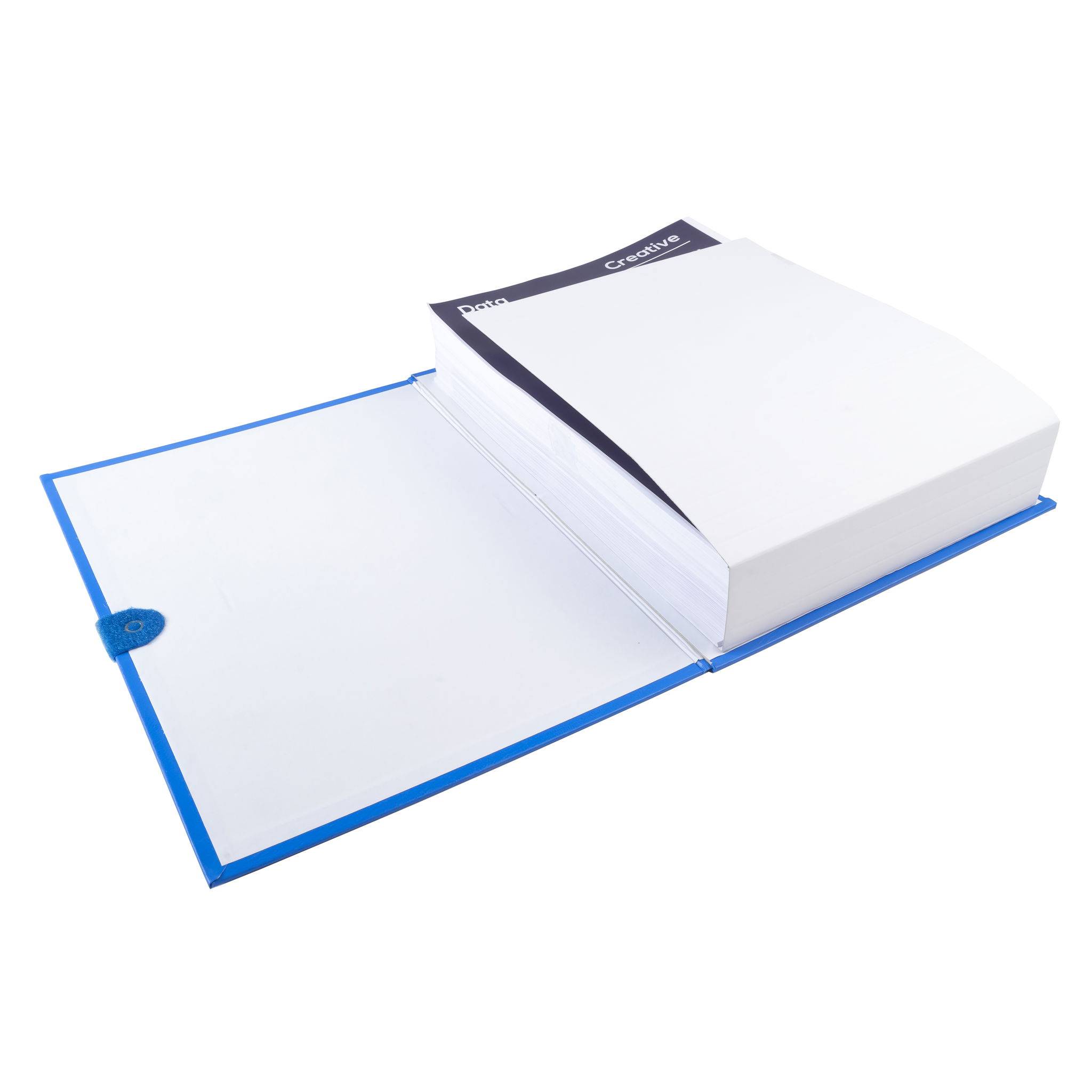 Exacompta 10x Dokumentenmappe dehnbar 1 Klappe Balacronbezug A4 Blau 622E