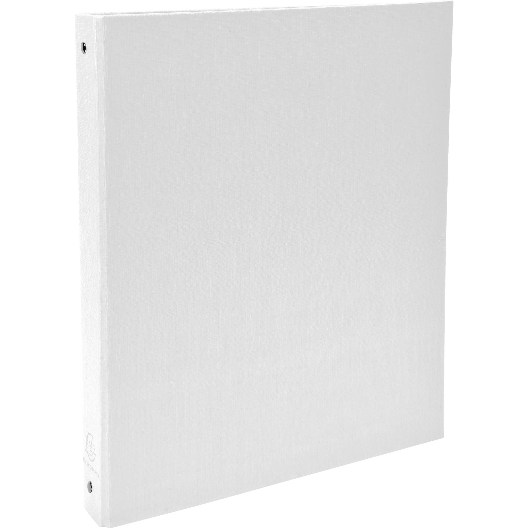 Exacompta 20x Ringbuch PP 18mm 4Ring 30mm Rücken 40mm 32x26cm A4 Weiß 51378E