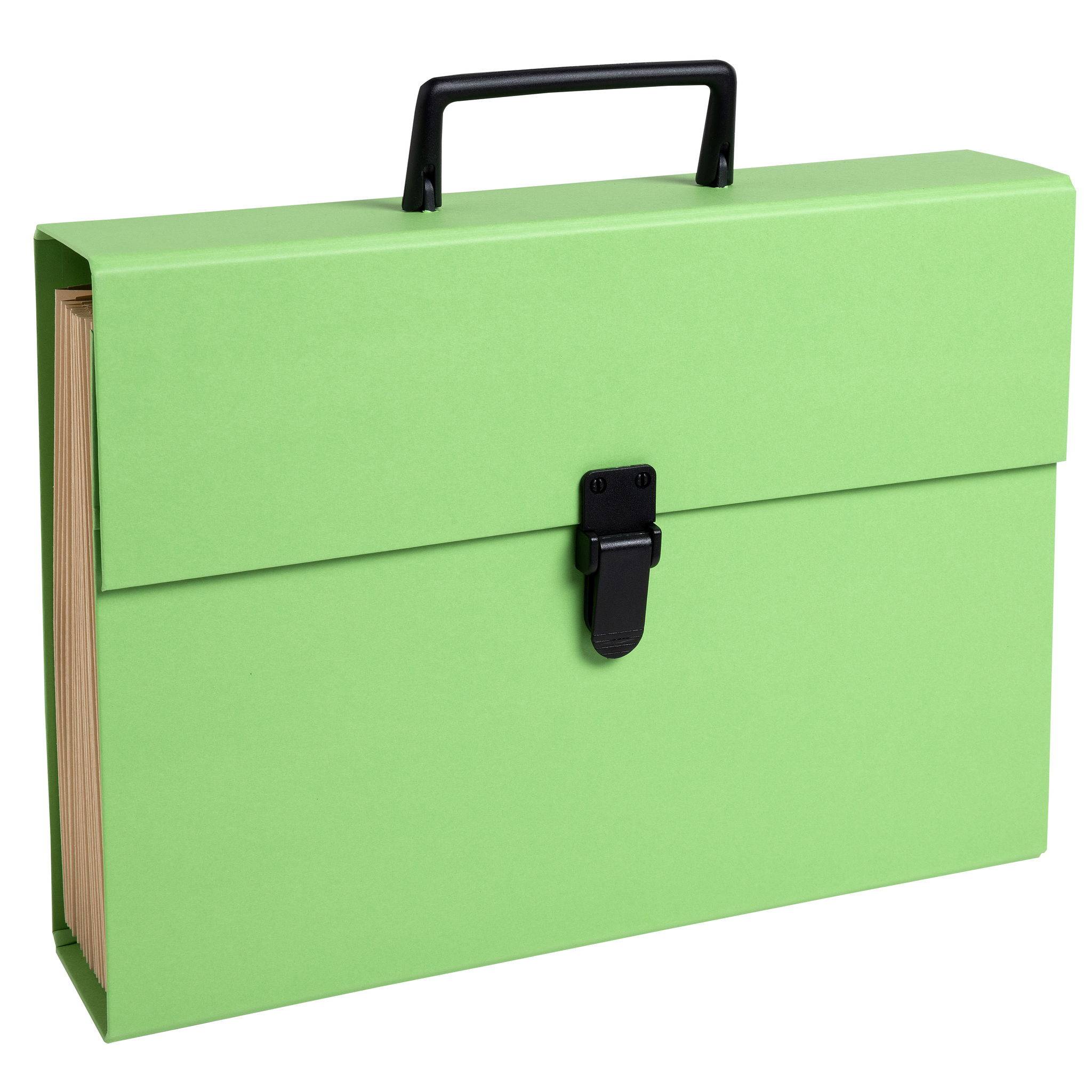 Exacompta 4x Dokumententasche mit Griff, 20 Fächer, für A4 - sortiert - 58420E