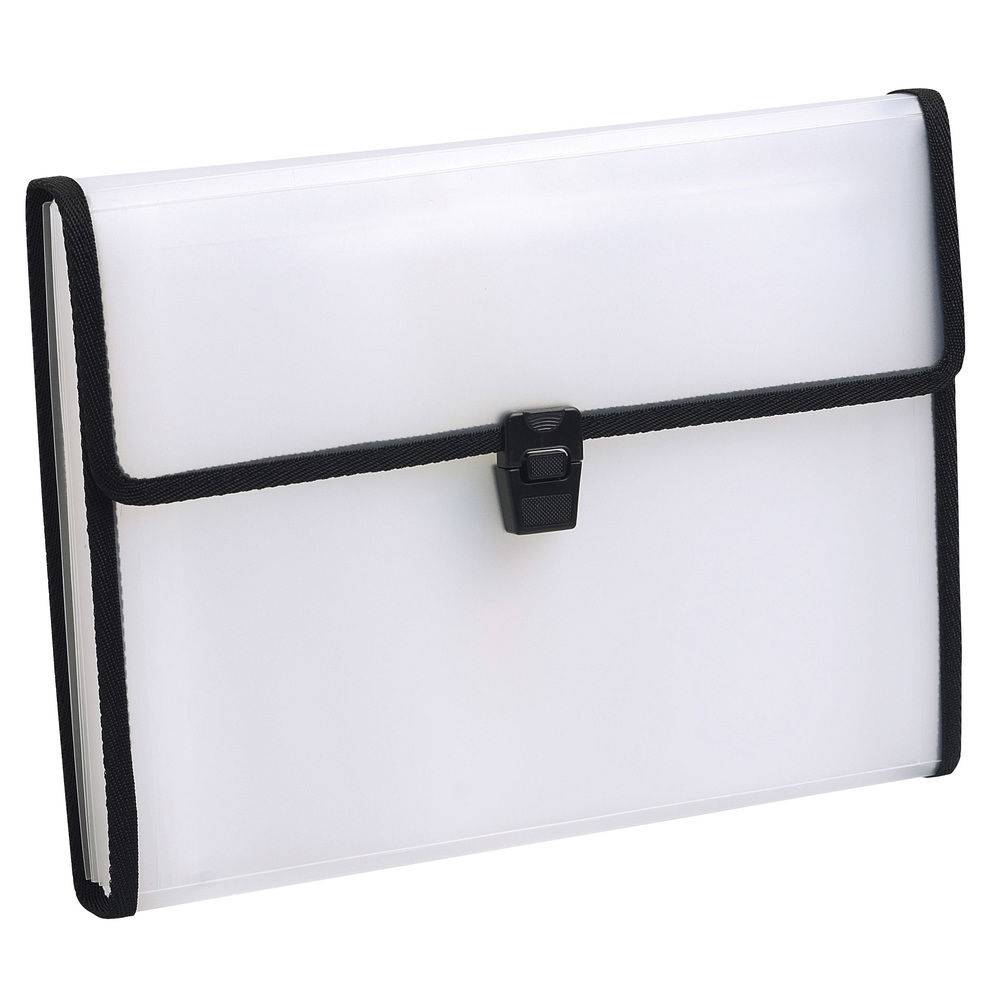 Exacompta 5x Fächermappe + Verschluss, 13 Fächer, A4, , sortiert, 55989E